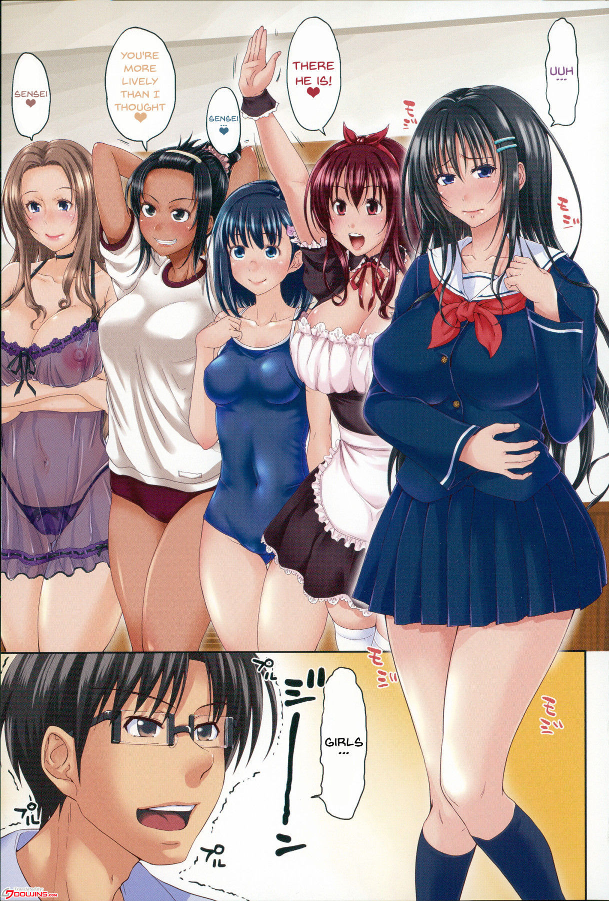 [Takuwan] Pakotate! Seikouritsu 0% no Teppeki Bishojo VS Seikouritsu 100% no Hentai Katei Kyoushi | Pakotate! Sex Rate 0% Iron-Willed Beautiful Virgins VS Sex Rate 100% Perverted Coach Ch.1 [English] {Doujins.com}