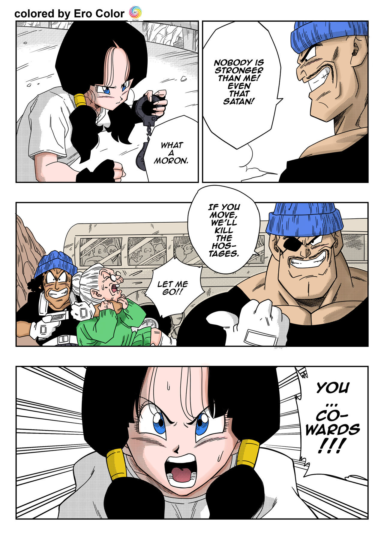 [Yamamoto] RAPE THE HEROINE! (Dragon Ball Z) [English] [Colorized]