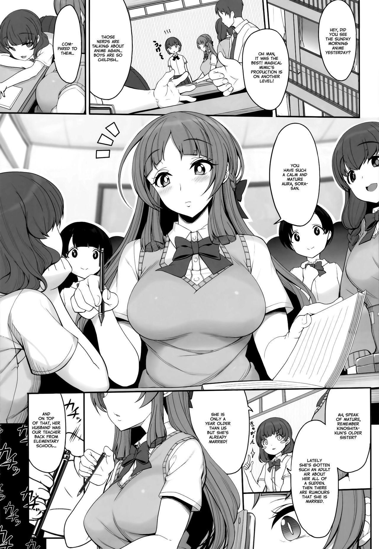 (COMITIA124) [Kirintei (Kirin Kakeru, Kouri)] Ane sora moyou [English] =White Symphony=