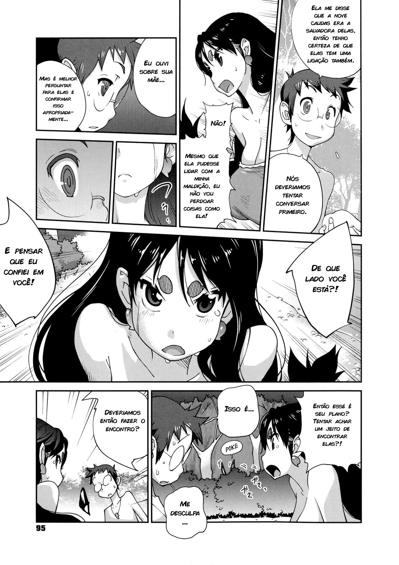 [Kotoyoshi Yumisuke] Hyakka Nyuuran ~UZUME~ | Hundred Blossoms Raging Boobs ~UZUME~ Ch 05 [Portuguese-BR] [zk3y]