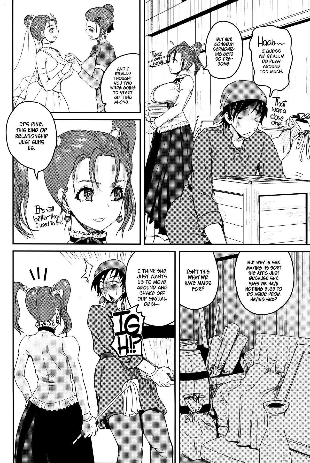 (C95) [Quick kick Lee (Yoshimura Tatsumaki)] Yome no Iroke ga Tsuyosugiru | My Wife Has Too Much Sex Appeal (Dragon Quest VIII) [English] =TLL + mrwayne=