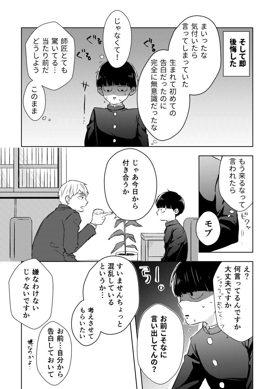 [siro-noir (Chitose)] Douse Saigo wa Happy End (Mob Psycho 100) [Digital]