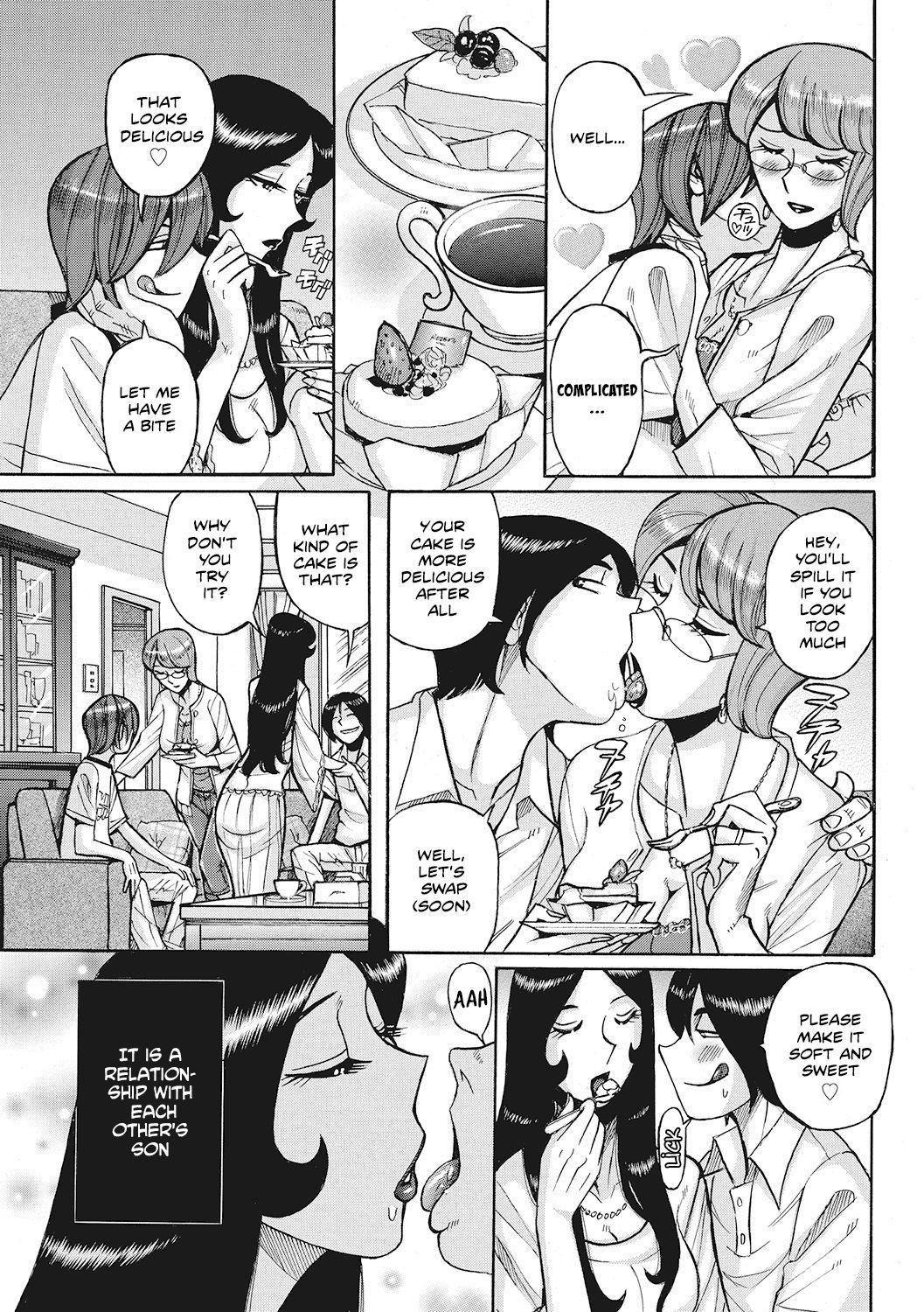 [Kojima Miu] Boniku Koukankai Zenpen | Mother exchange party (Mesuhaha Rankou Kanzenban) [English] [moonchild991] [Digital]