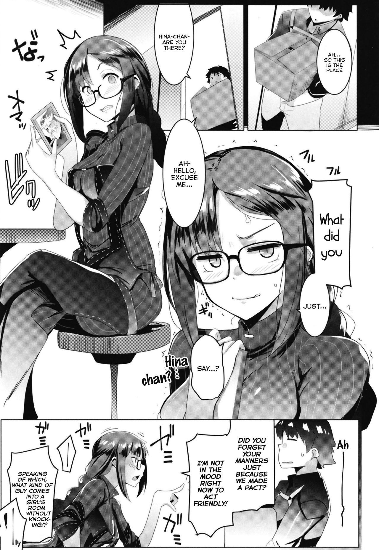 [Hitsuji Kikaku (Muneshiro)] Megane Kyuuketsu-shu no Uwaki Gokko (Fate/Grand Order) [English] [NHNL] [Digital]