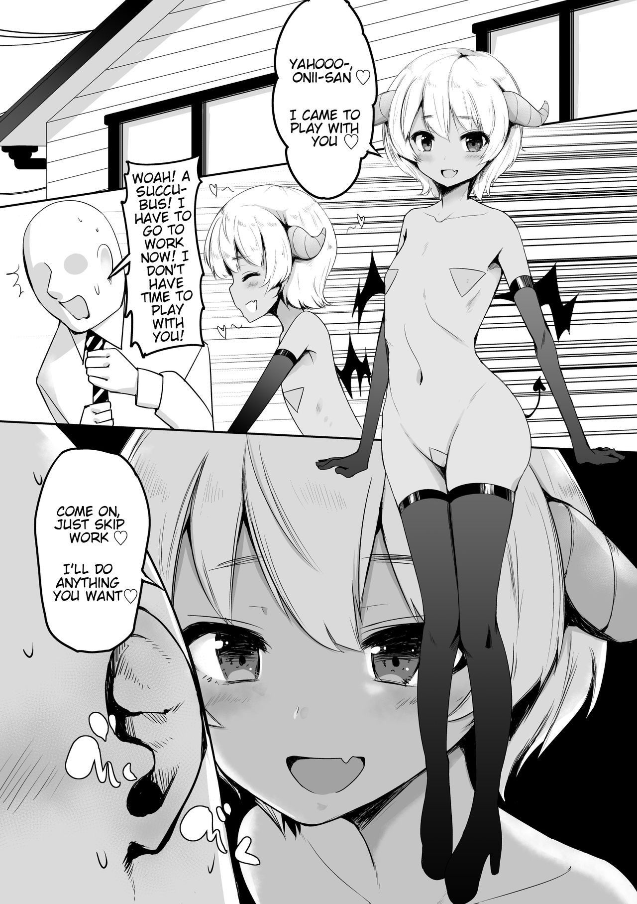 [Aloha Soft] Pettanko Succubus-chan no Gorioshi Sakusei | Flat Succubus-chan's Sexual Harvest [English]