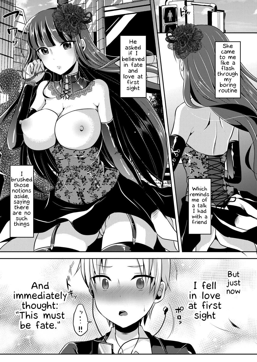 [Maltese (Runrun)] Boku ga Hitomebore Shita Gothic Onee-san wa Futanari datta Ken [English] [Samachan] [Digital]