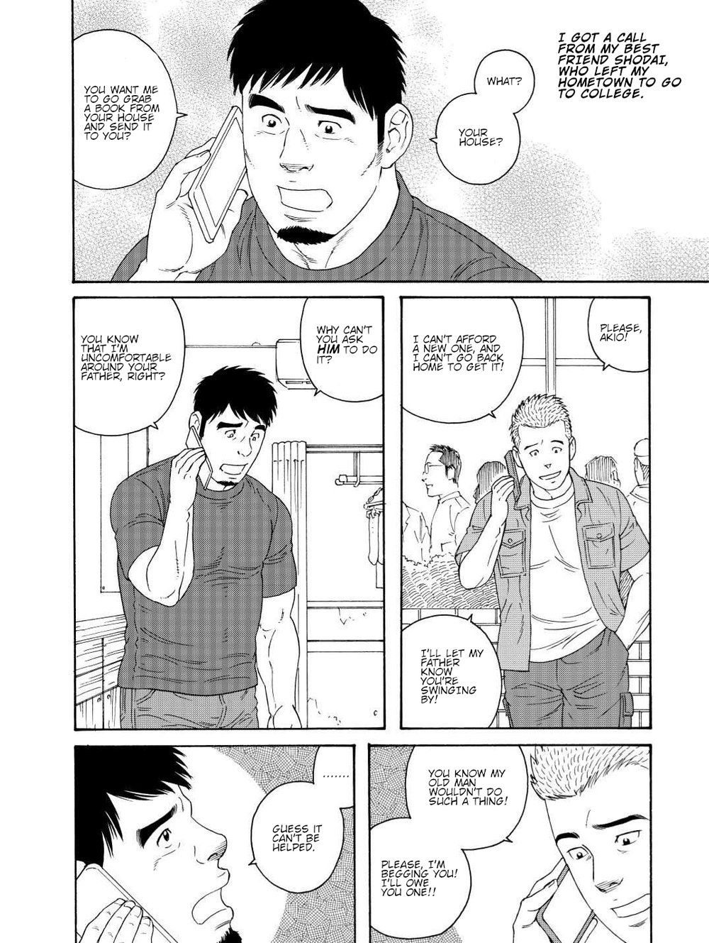 [Tagame] My Best Friend's Dad Made Me a Bitch Ch1. [Eng]