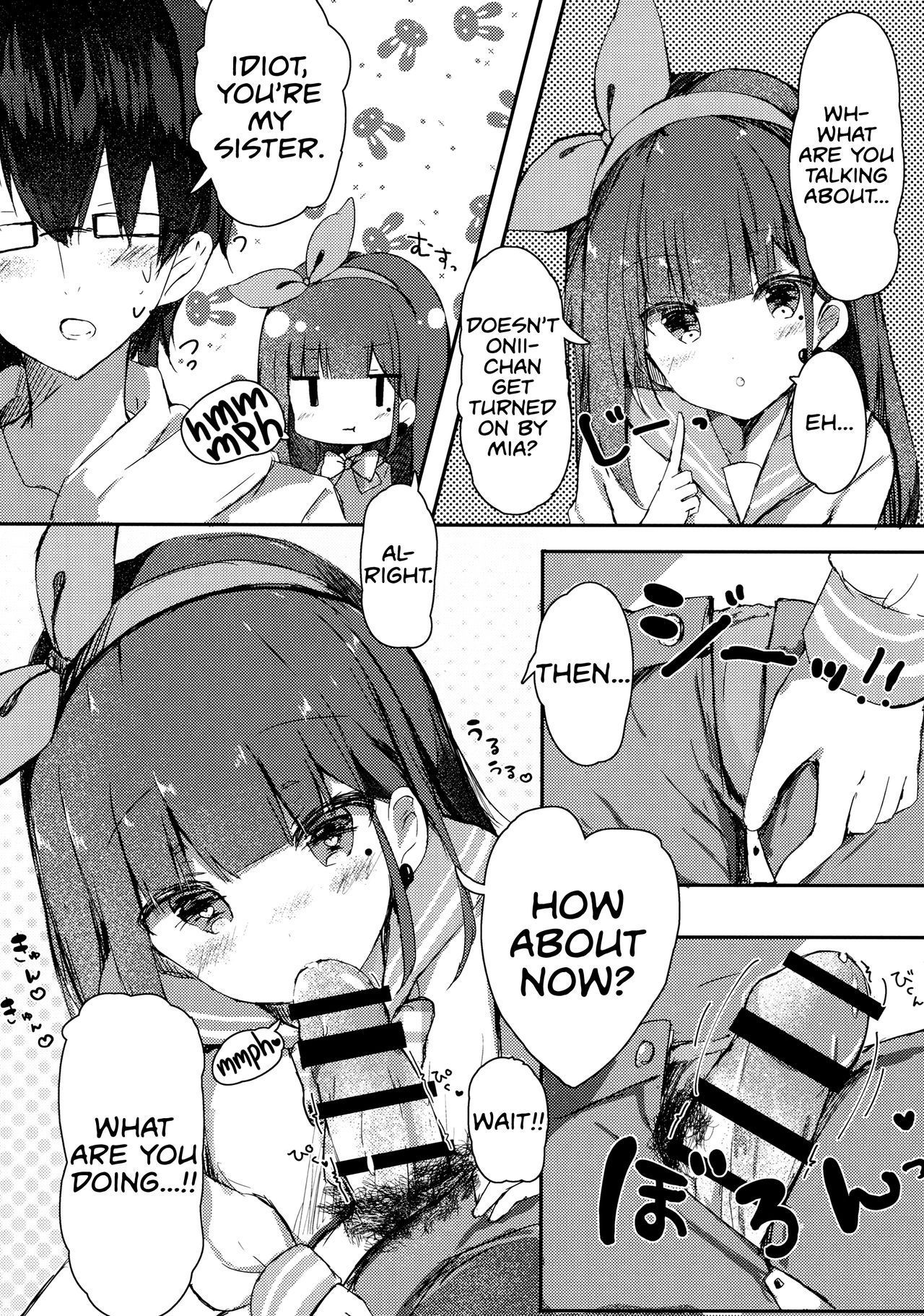 (COMIC1☆13) [PoyoPoyoSky (Saeki Sola)] Can I Have Onii-chan's Virginity? | Onii-chan no Doutei Moratte Agete mo Ii yo? [English] [Marv]