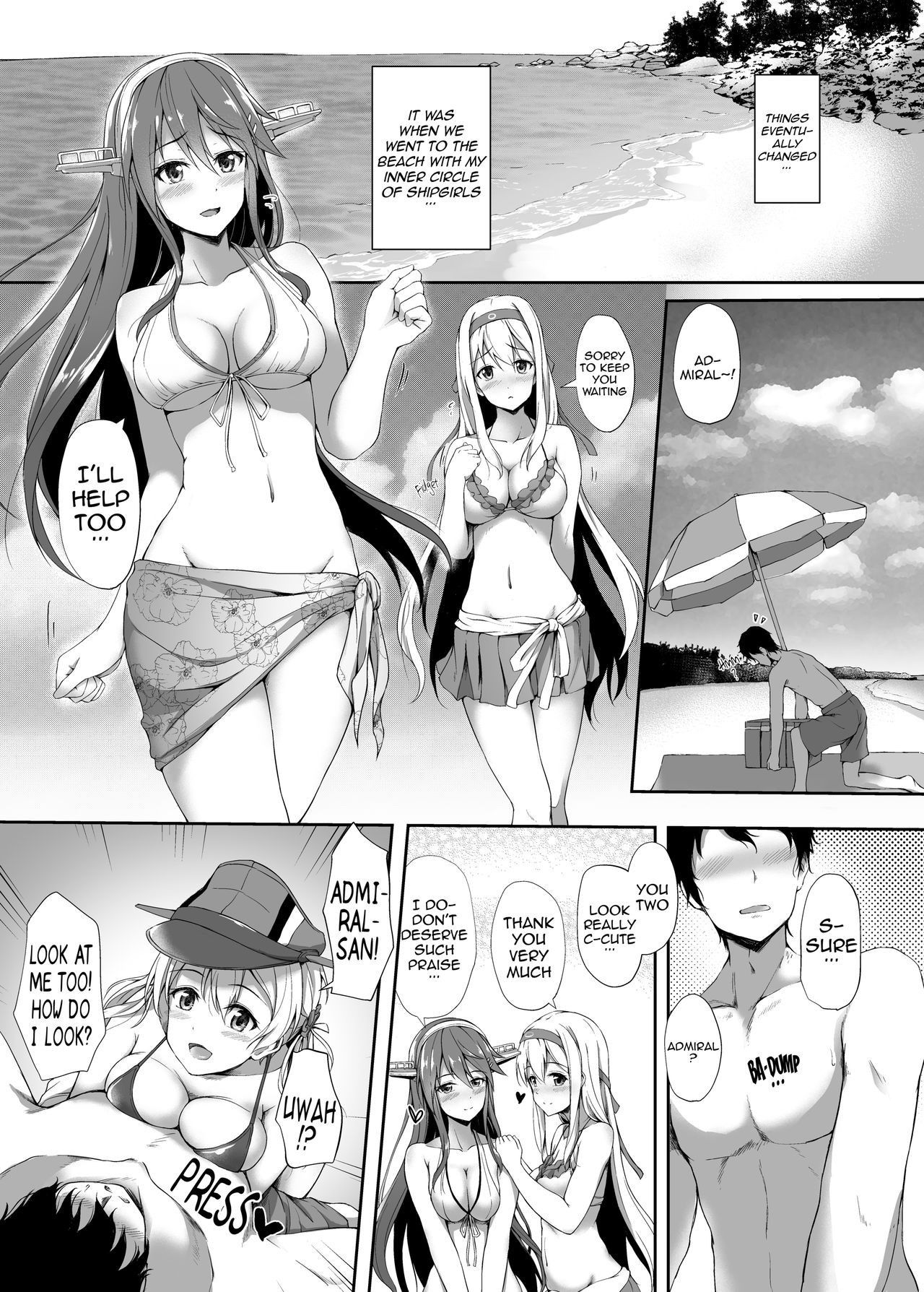 (C88) [Yusaritsukata (Awayume)] Suzuya to Natsu LOVE VACATION | Summer Love Vacation With Suzuya (Kantai Collection -KanColle-) [English] [2d-market.com] [Decensored] [Digital]