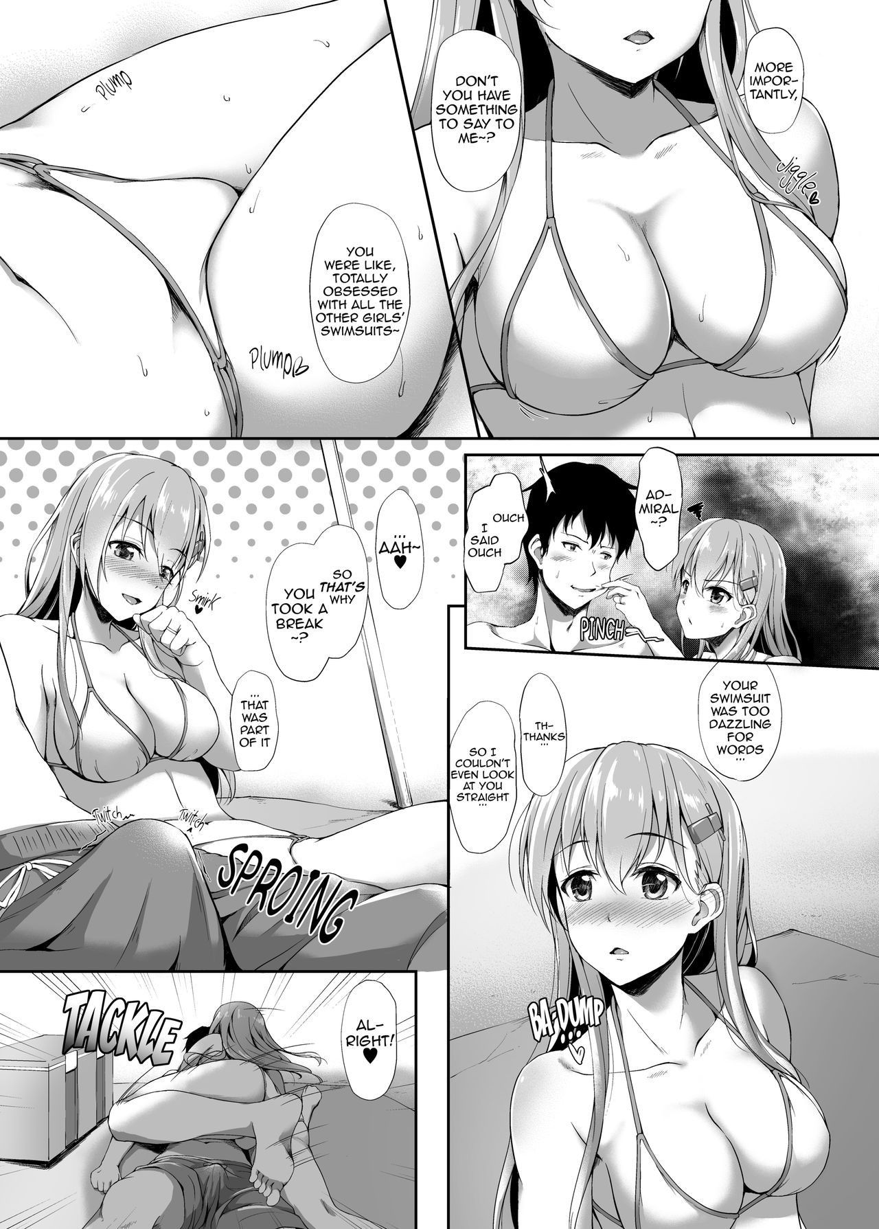 (C88) [Yusaritsukata (Awayume)] Suzuya to Natsu LOVE VACATION | Summer Love Vacation With Suzuya (Kantai Collection -KanColle-) [English] [2d-market.com] [Decensored] [Digital]