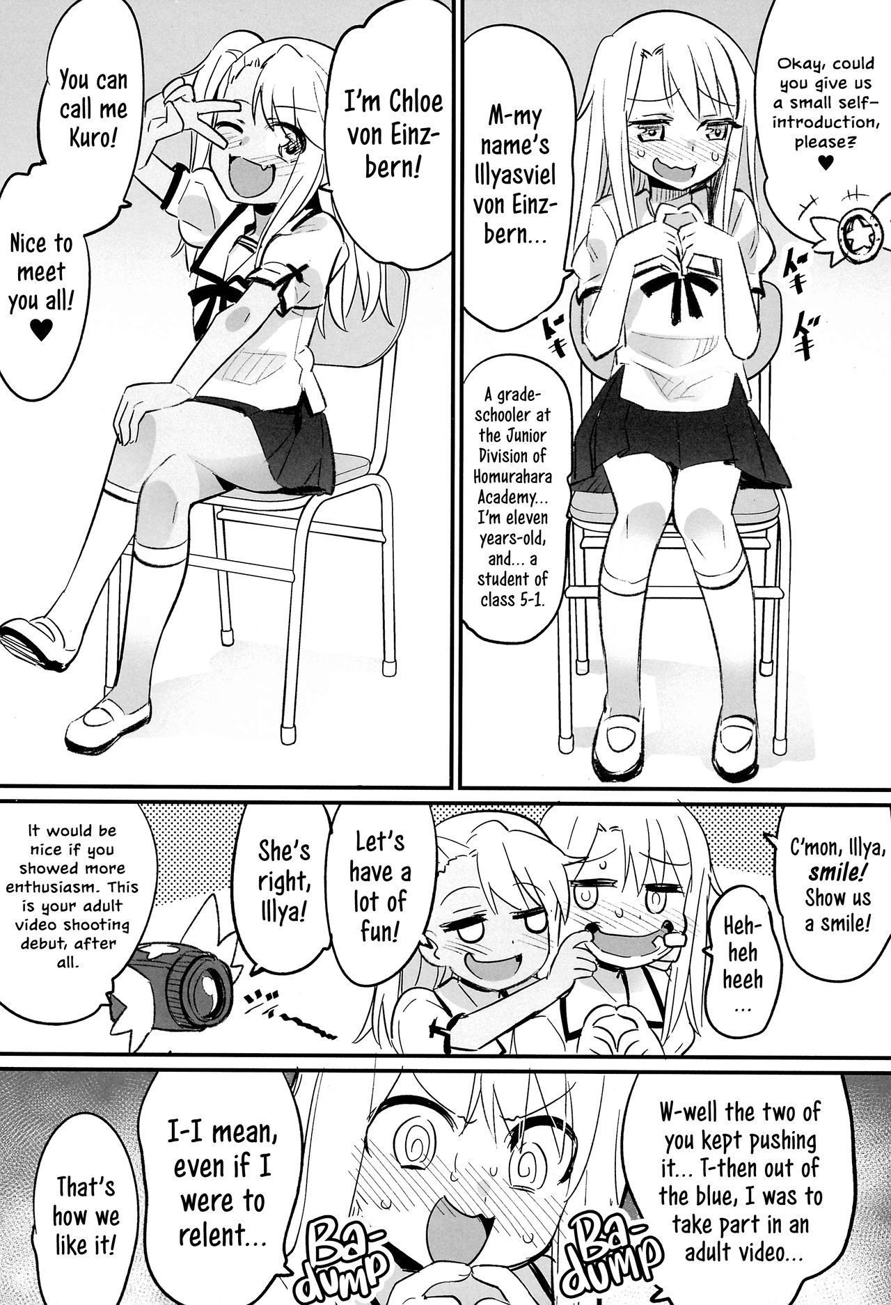 (C94) [774house (774)] Illya to Kuro no Dohentai Kounai Roshutsu Sex!! | Illya and Kuro, the Kinky Girls having Public Sex at their School! (Fate/kaleid liner Prisma Illya) [English] [ATF]