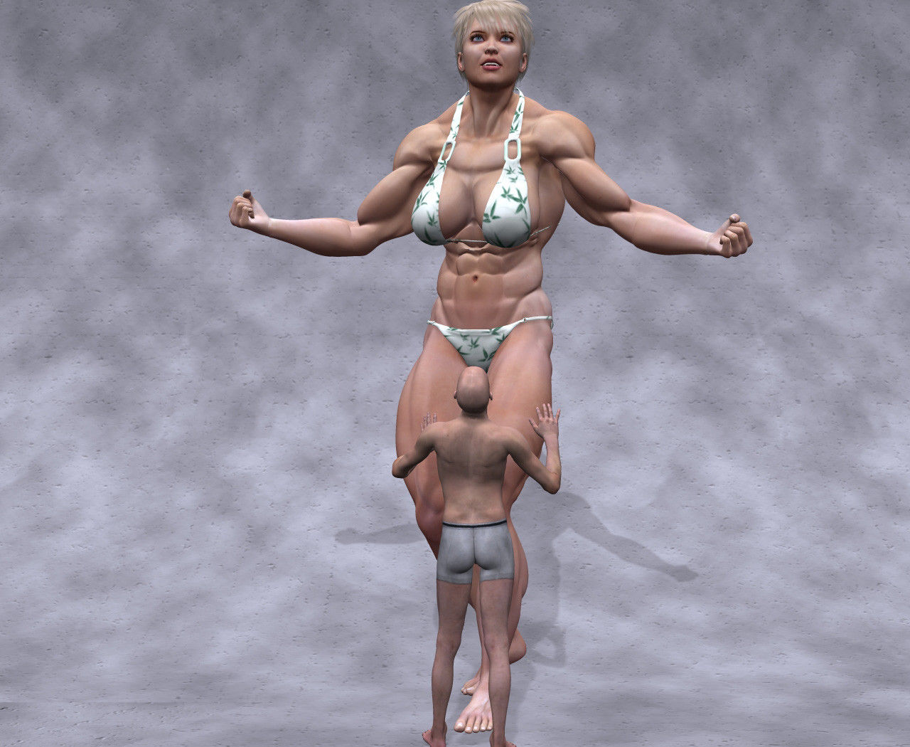 GiantessAmazons - Giantess Muscle Growth