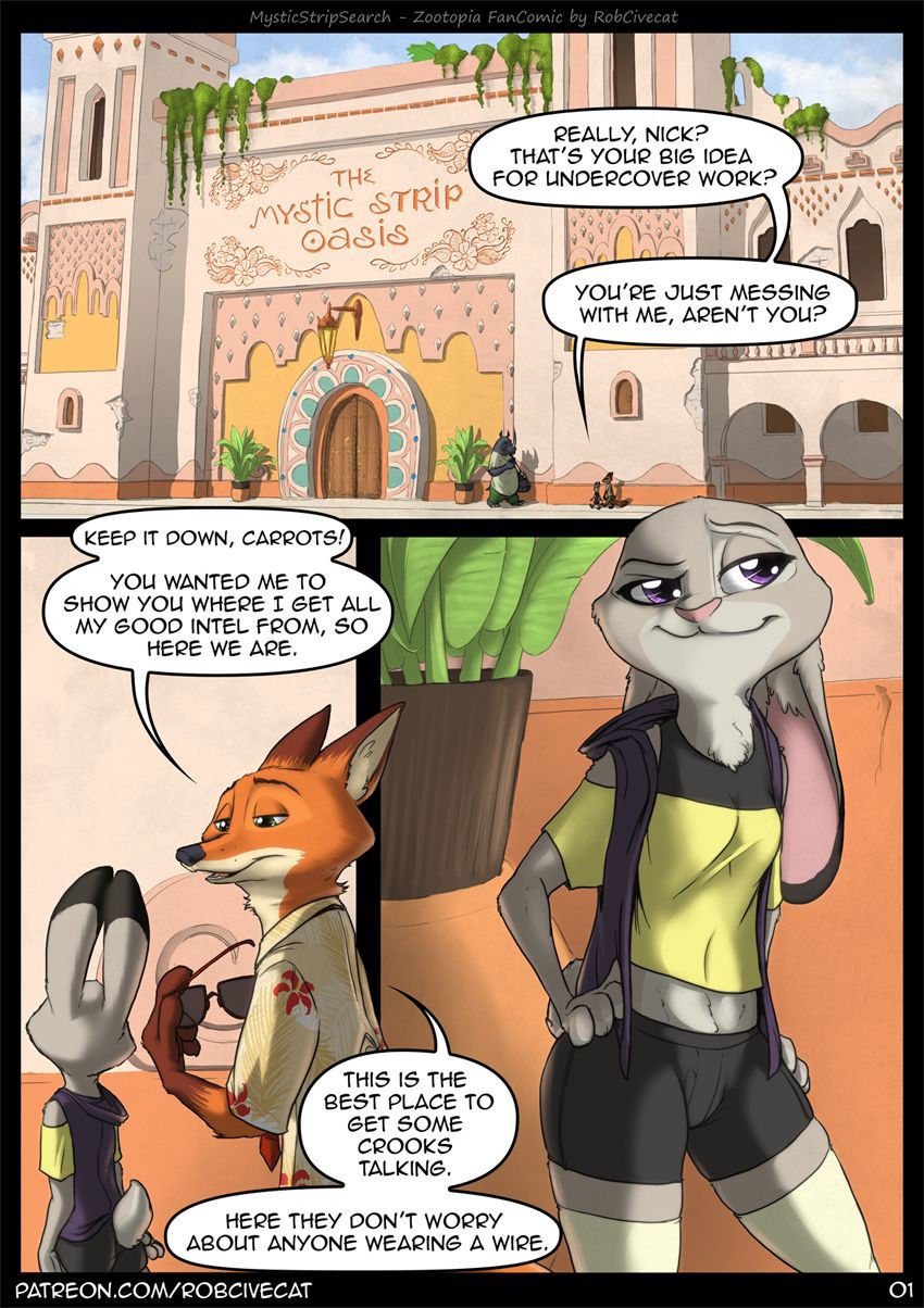 [Robcivecat] Mystic Strip Search (Zootopia) (Ongoing)