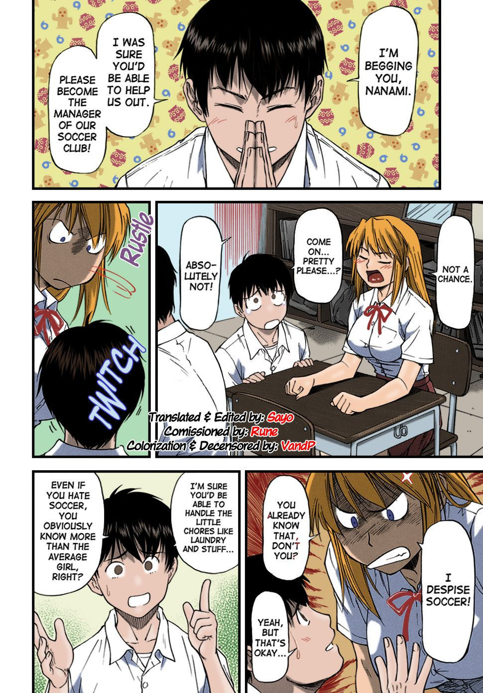 [Nagare Ippon] Offside Girl Ch. 1-4 [English] [Colorized] [Decensored] [WIP]