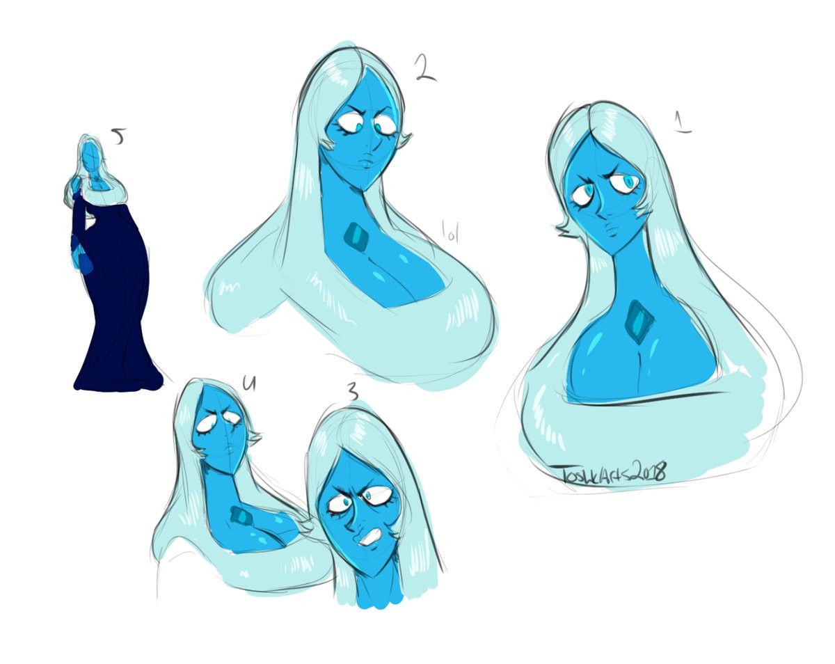 [ToshkArts] Thick Diamonds Sketches (Steven Universe)