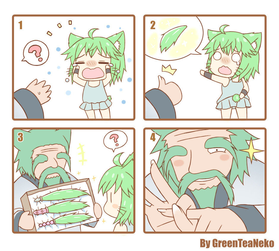 [GreenTeaNeko] MON GIRL 4koma [Ongoing]