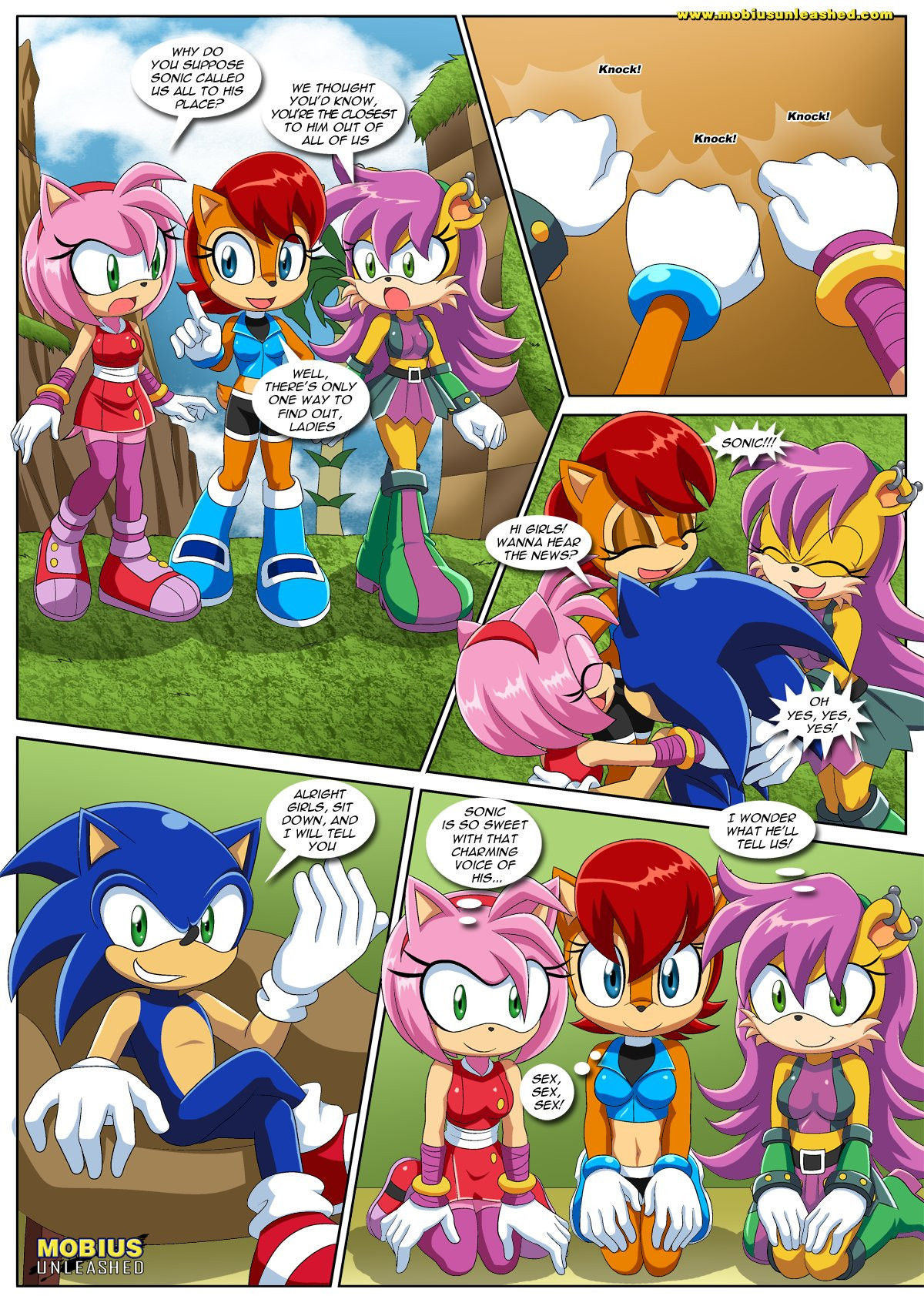 [Palcomix] Sonic Project XXX 4 (Sonic The Hedgehog) [Ongoing]