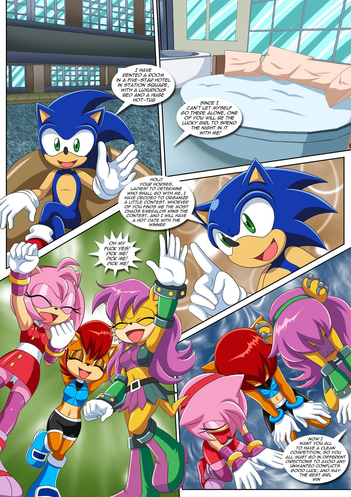 [Palcomix] Sonic Project XXX 4 (Sonic The Hedgehog) [Ongoing]