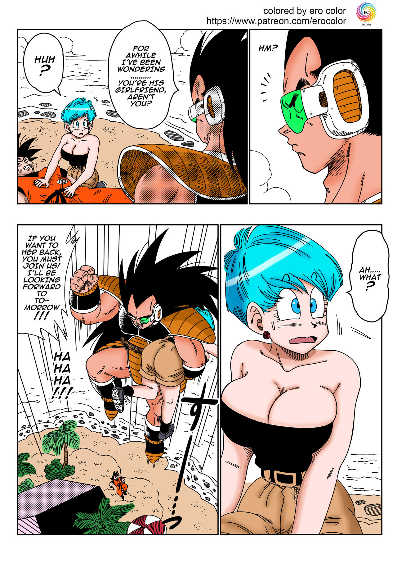 [Yamamoto] Warui Aniki - Bulma ga Yuukai Sareta!   EVIL BROTHER (Dragon Ball Z)[English][Colorized][Erocolor]