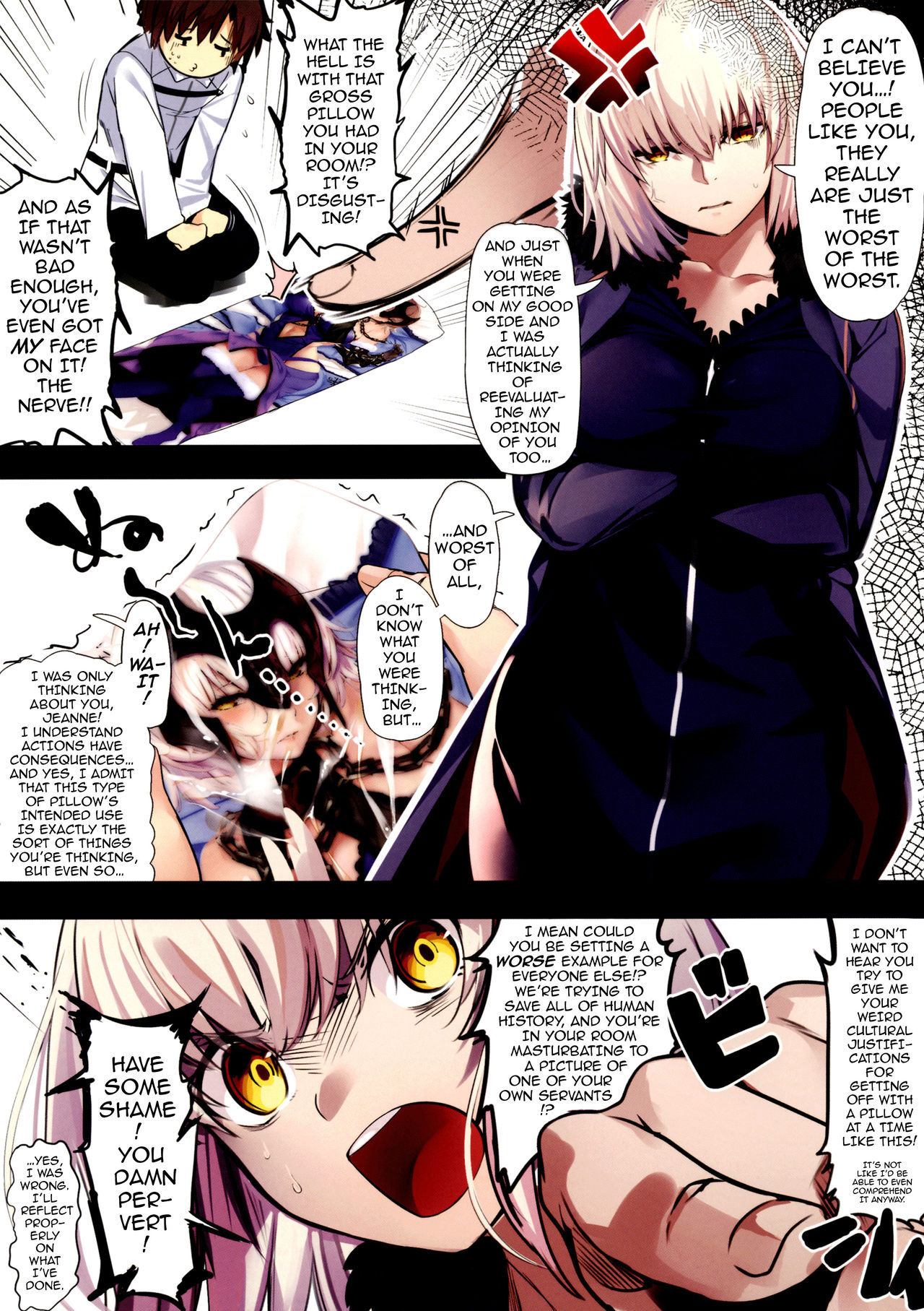 (C92) [Kansai Gyogyou Kyoudou Kumiai (Marushin)] Jeanne Alter ni Onegai Shitai? + Omake Shikishi | Did you ask Jeanne alter? + Bonus Color Page (Fate/Grand Order) [English] {darknight} [Decensored]