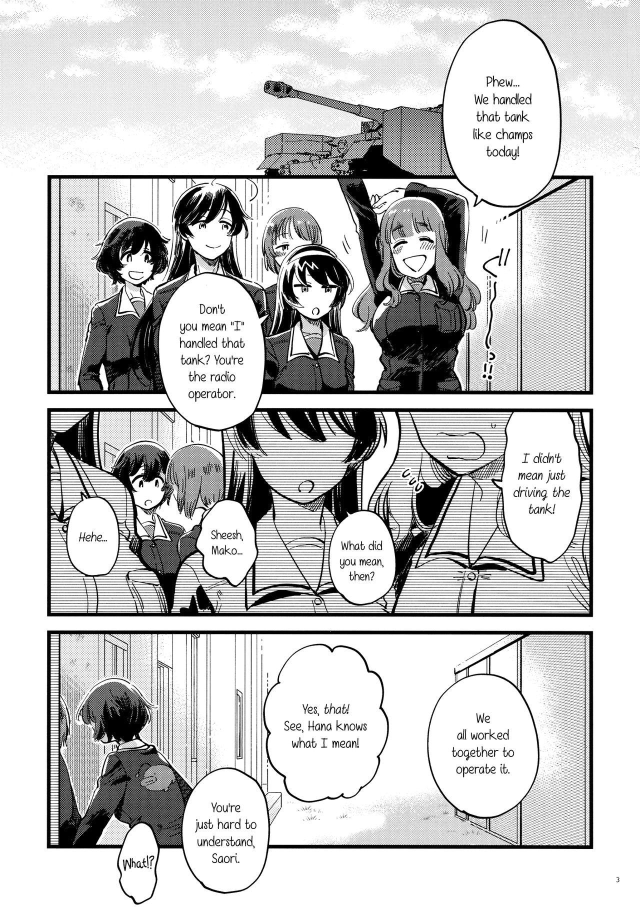 (C94) [Sonotaozey (Yukataro)] Yasashiku, Sawatte, Oku made Furete. | Touch Me Softly, Deep Inside. (Girls und Panzer) [English] [Yuri-ism]