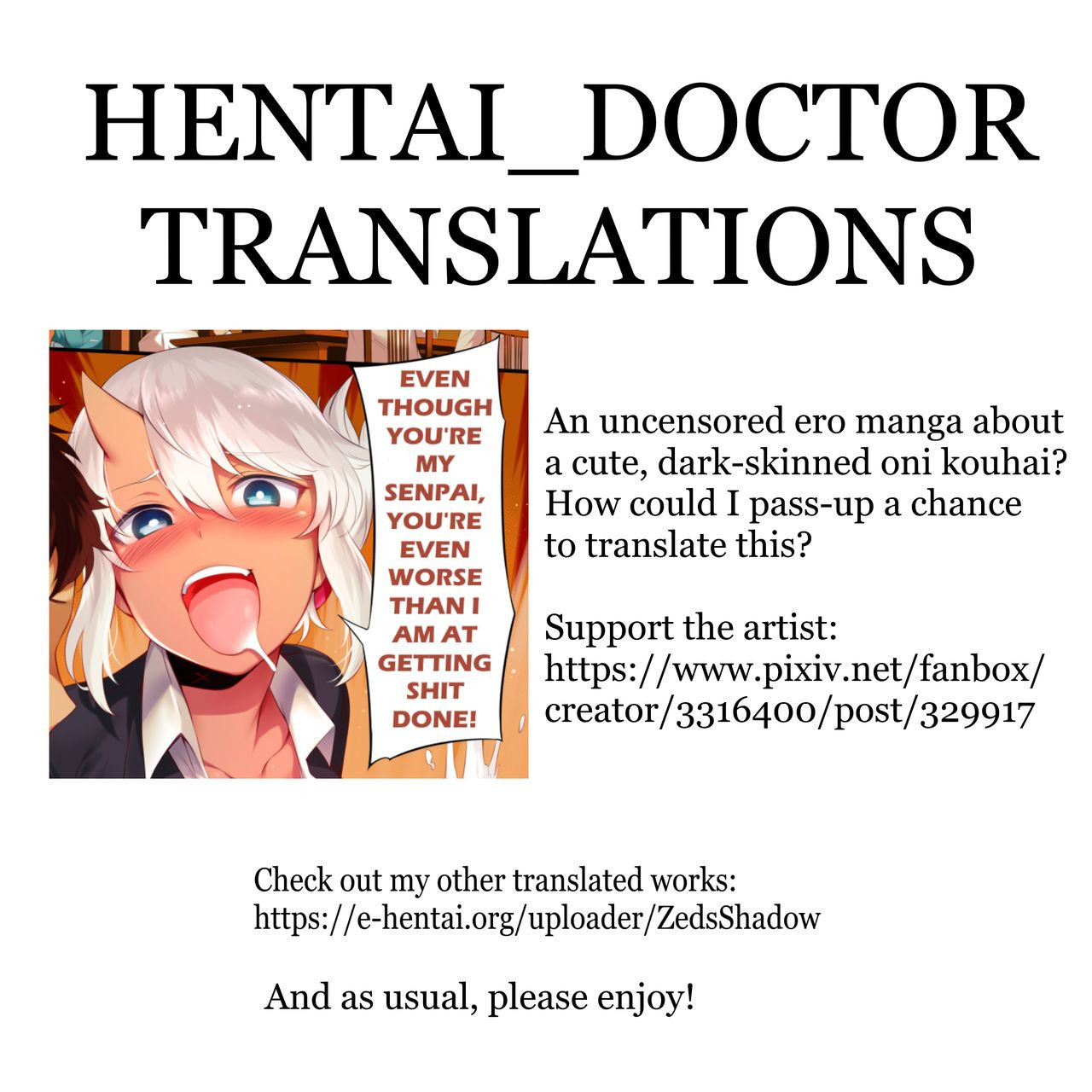 [Mda Starou] Shinjin Kouhai Kiriko-san [English] [Hentai_Doctor] [Decensored] [Digital]