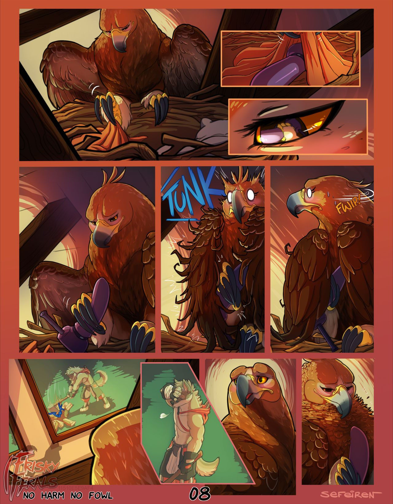 [Frisky Ferals, Sefeiren] No Harm No Fowl [Ongoing] (HD)