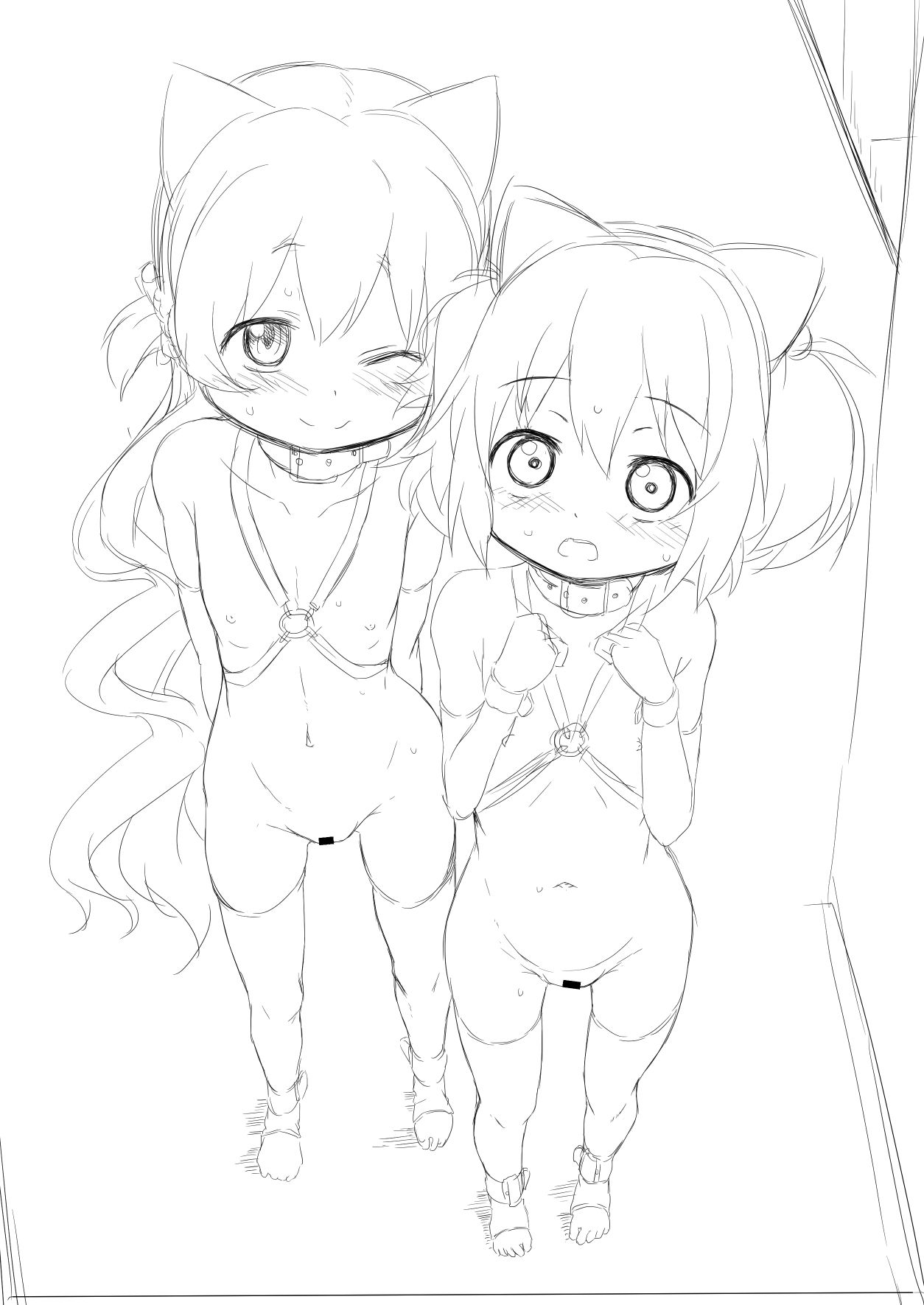 [Abutomato] Nagisa, Yuma, and Kyouko sketch gallery from Fanbox