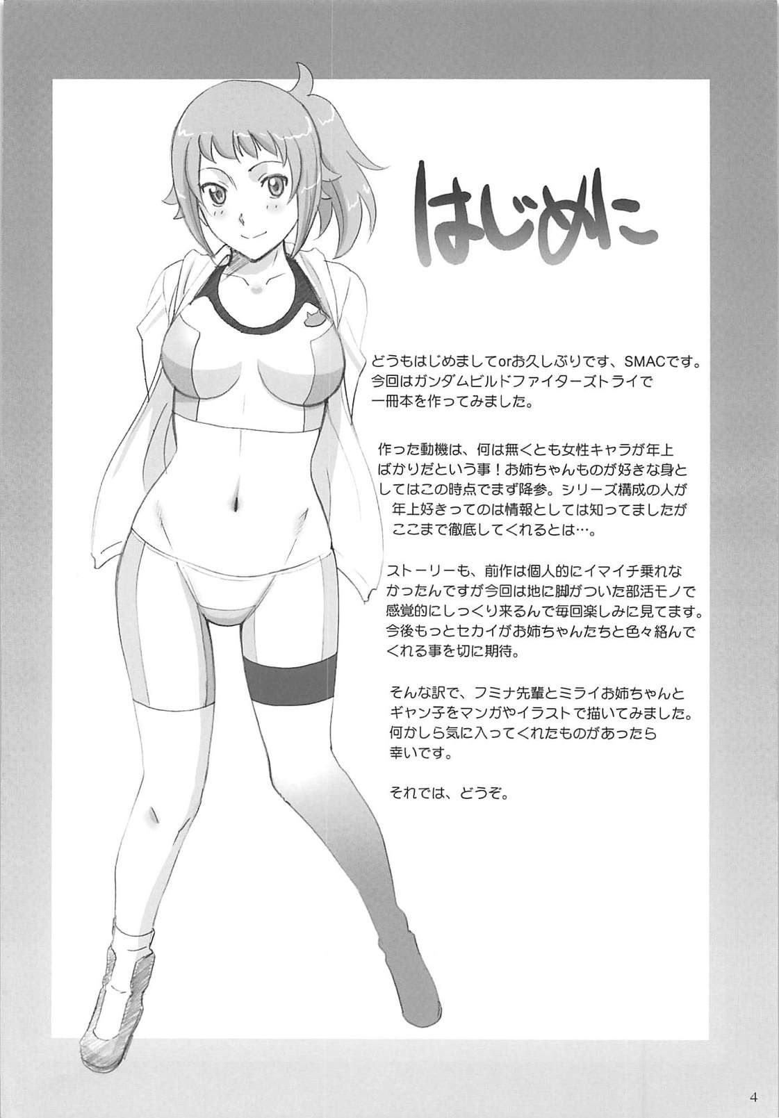 (C87) [ACTIVA (SMAC)] Oneama Fighters Try (Gundam Build Fighters Try)