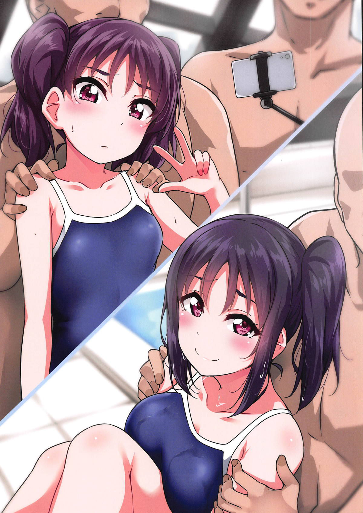 (Bokura no Love Live! 22) [Corori (Yopparai Oni?)] SUKUKAN Sukumizu de Photo Sex!? (Love Live! Sunshine!!)