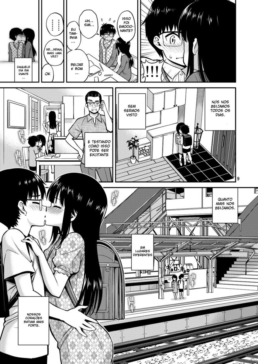 [Popochichi (Yahiro Pochi)] Imouto to Uchi Kiss | Kissing in the House with Little Sister [Portuguese-BR] [Ninjaboy] [Digital]