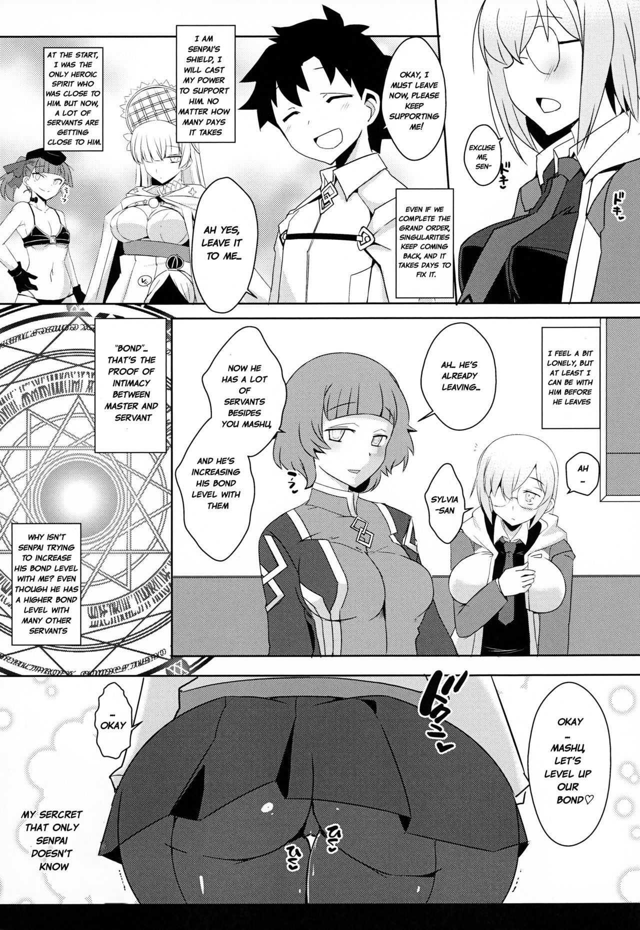 (C95) [YOMOTHUHIRASAKA (bbsacon)] Senpai Dake Shiranai Himitsu no Watashi (Fate/Grand Order) [English] [Netorare Nation]