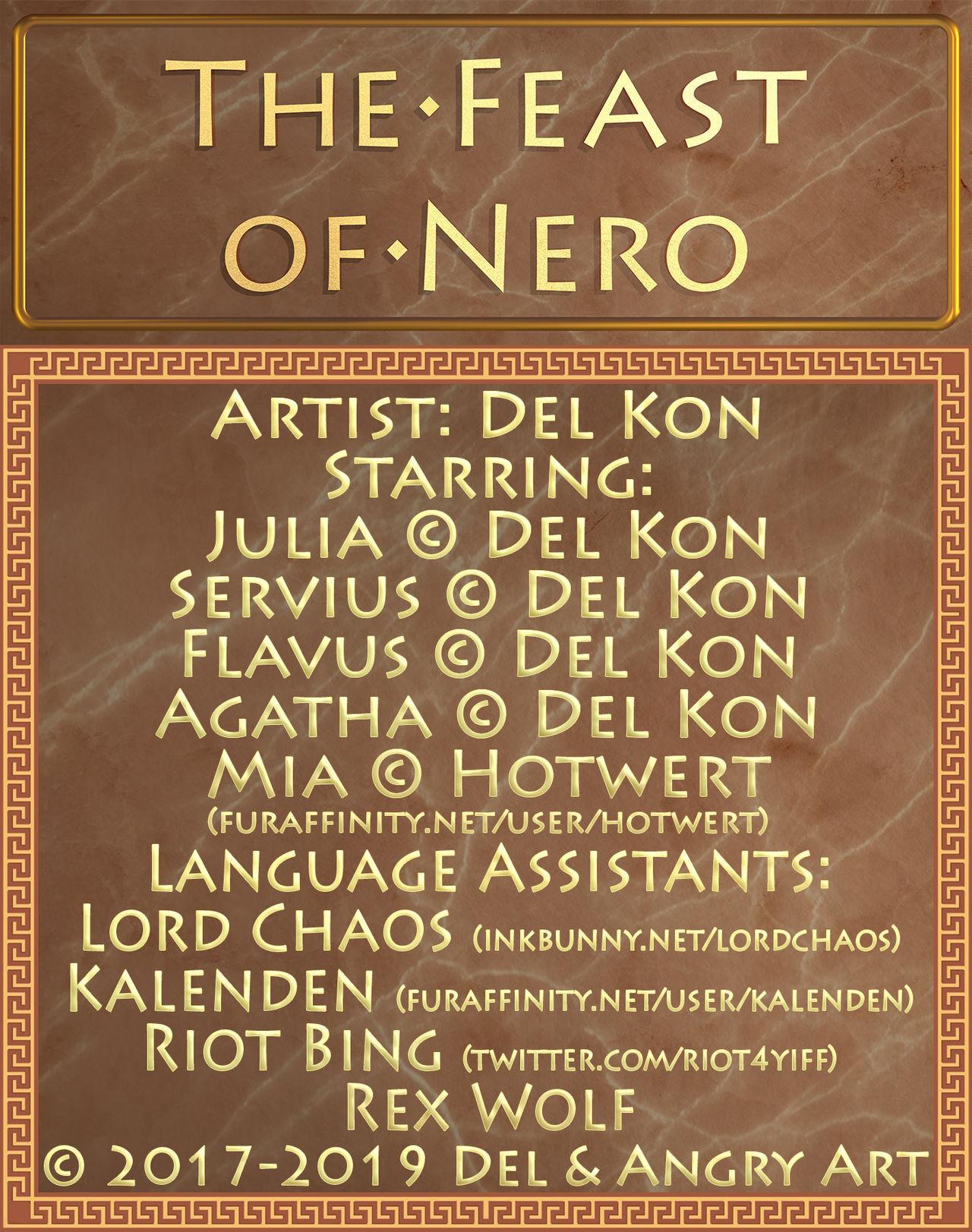 (DelKon) The Feast of Nero (Ongoing)