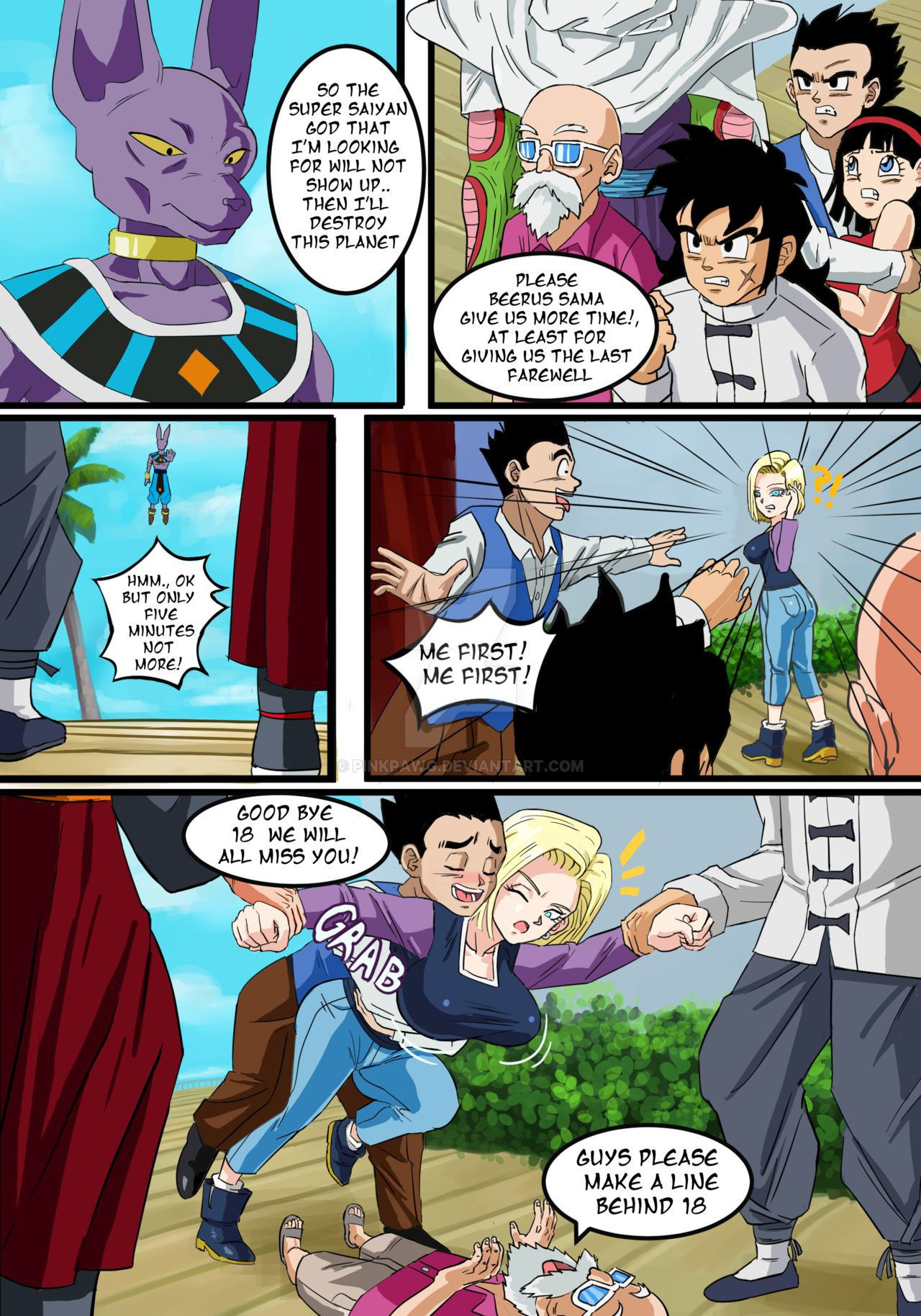 [Pink Pawg] Beerus Saga Hentai Comic (Dragon Ball Super) [Ongoing]