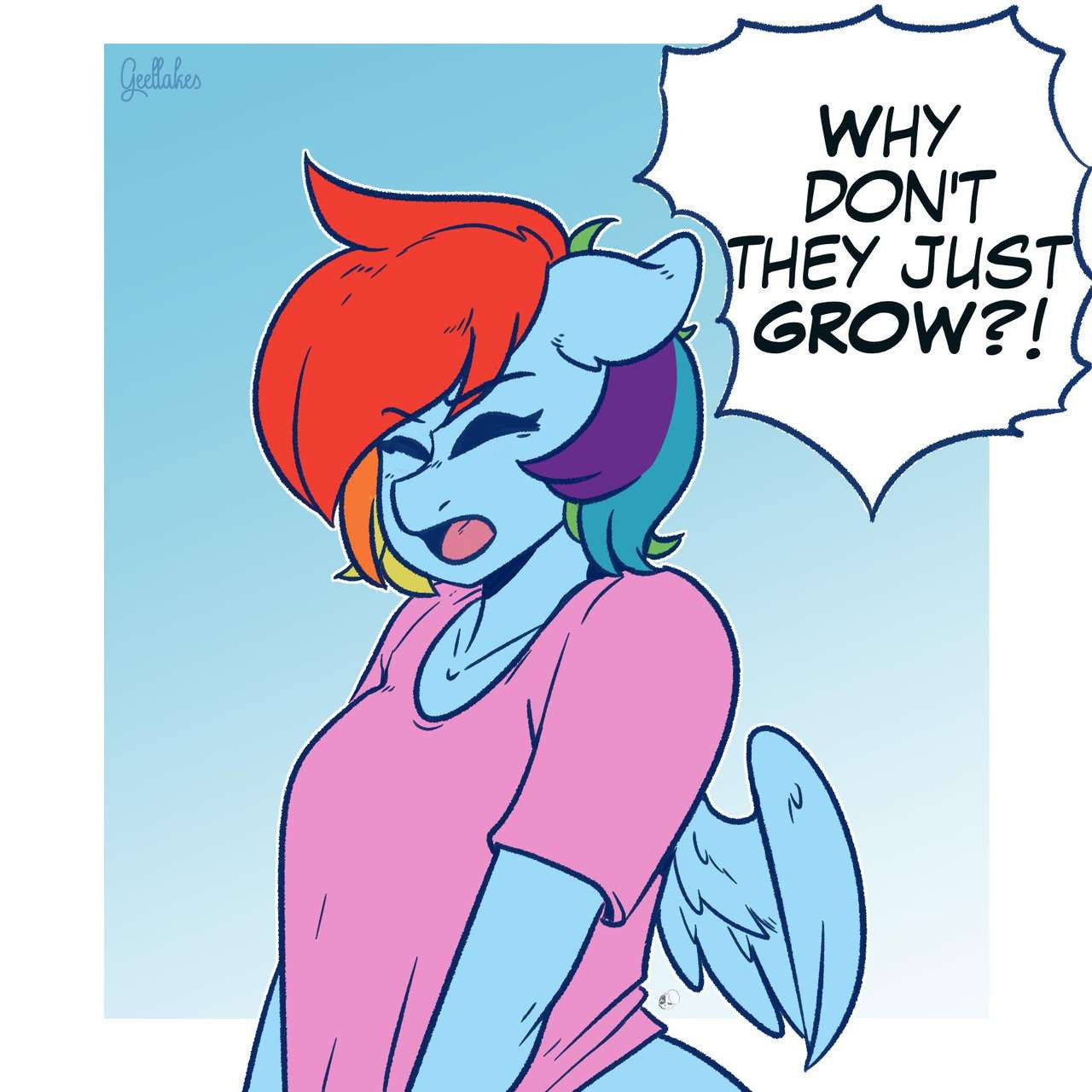 [Geeflakes] Rainbow Dash's Growth (My Little Pony: Friendship Is Magic)