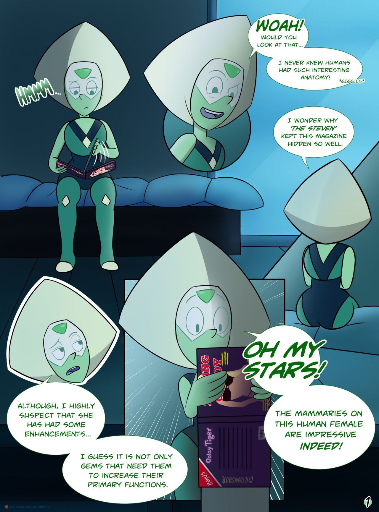 [Cartoonsaur] Peridot ‘Experiments’ (Steven Universe) [Ongoing]