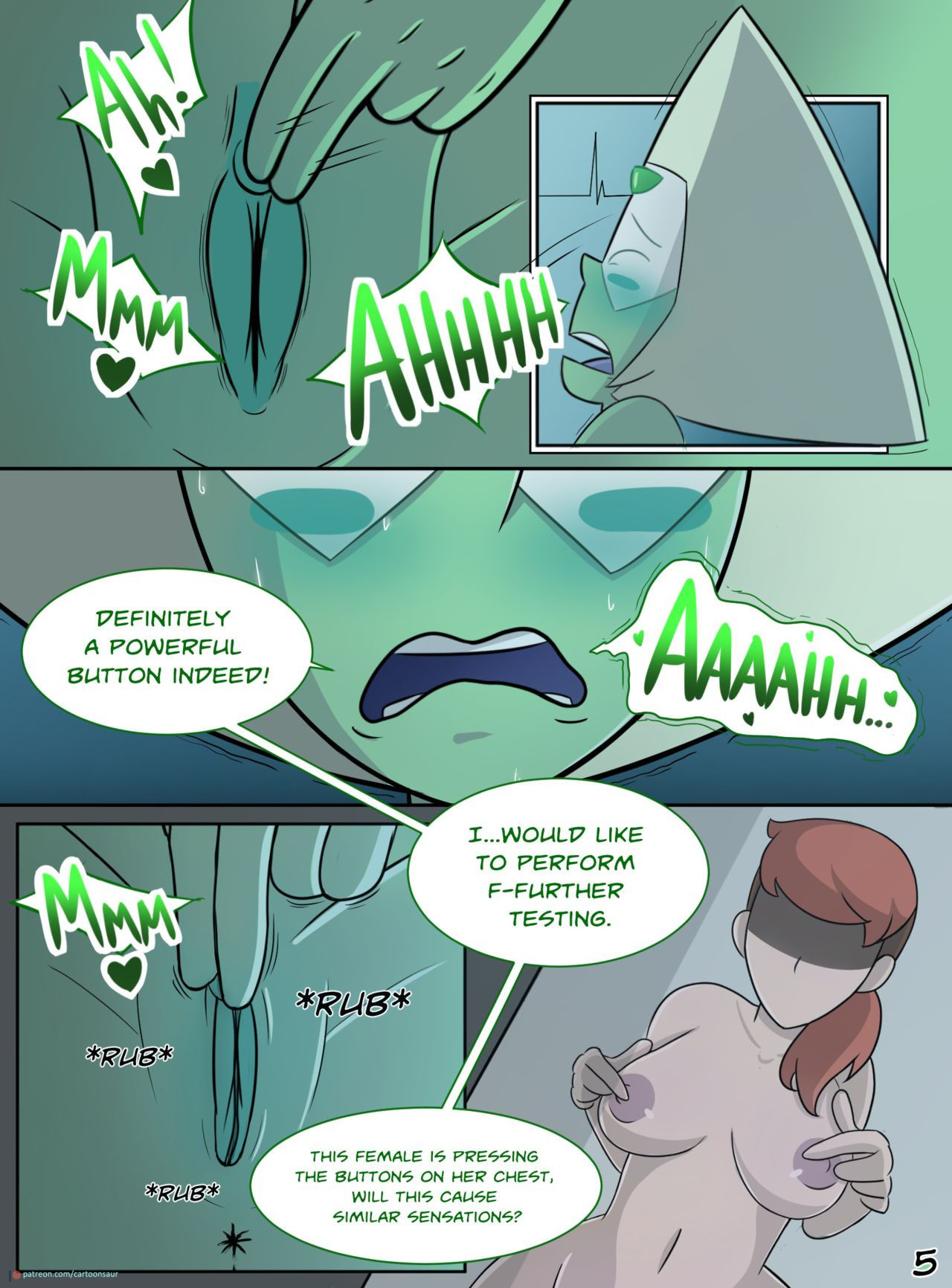 [Cartoonsaur] Peridot ‘Experiments’ (Steven Universe) [Ongoing]