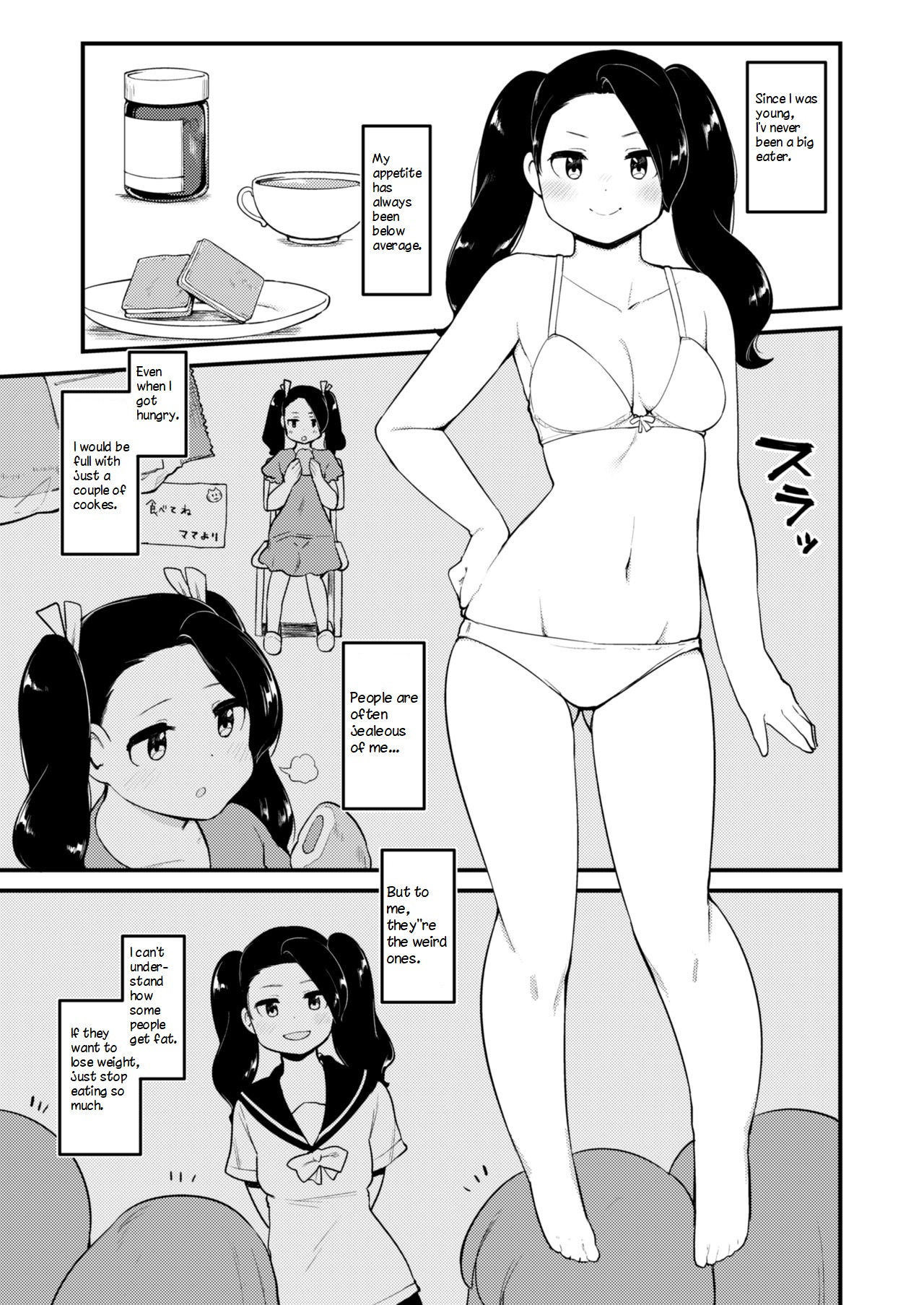 [Fusa Syobou (Fusa)] Pride Takame na Slender Joshi ga Pocchari Suru made. | Prideful Slender Girl Gets Chubby [English] [Digital]