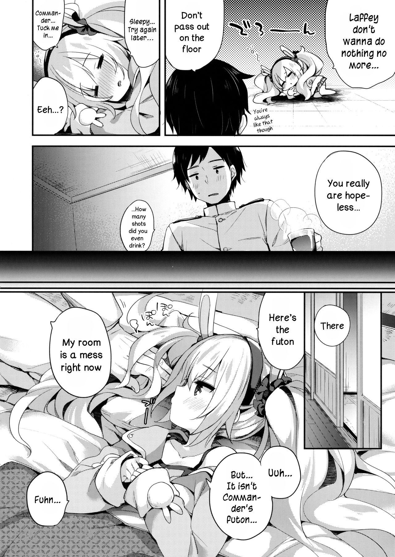 (C95) [Touyoko Surfrider (Fummy)] Kyou no Laffey wa Suggoku Onemu da yo (Azur Lane) [English] [DKKMD Translations]