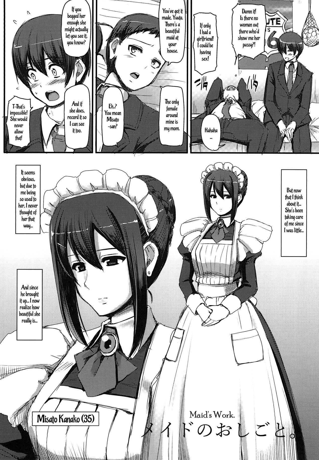 [Jinsei Yokosuberi. (Alexi Laiho)] Maid no Oshigoto. | Maid's Work. [Digital] [English]