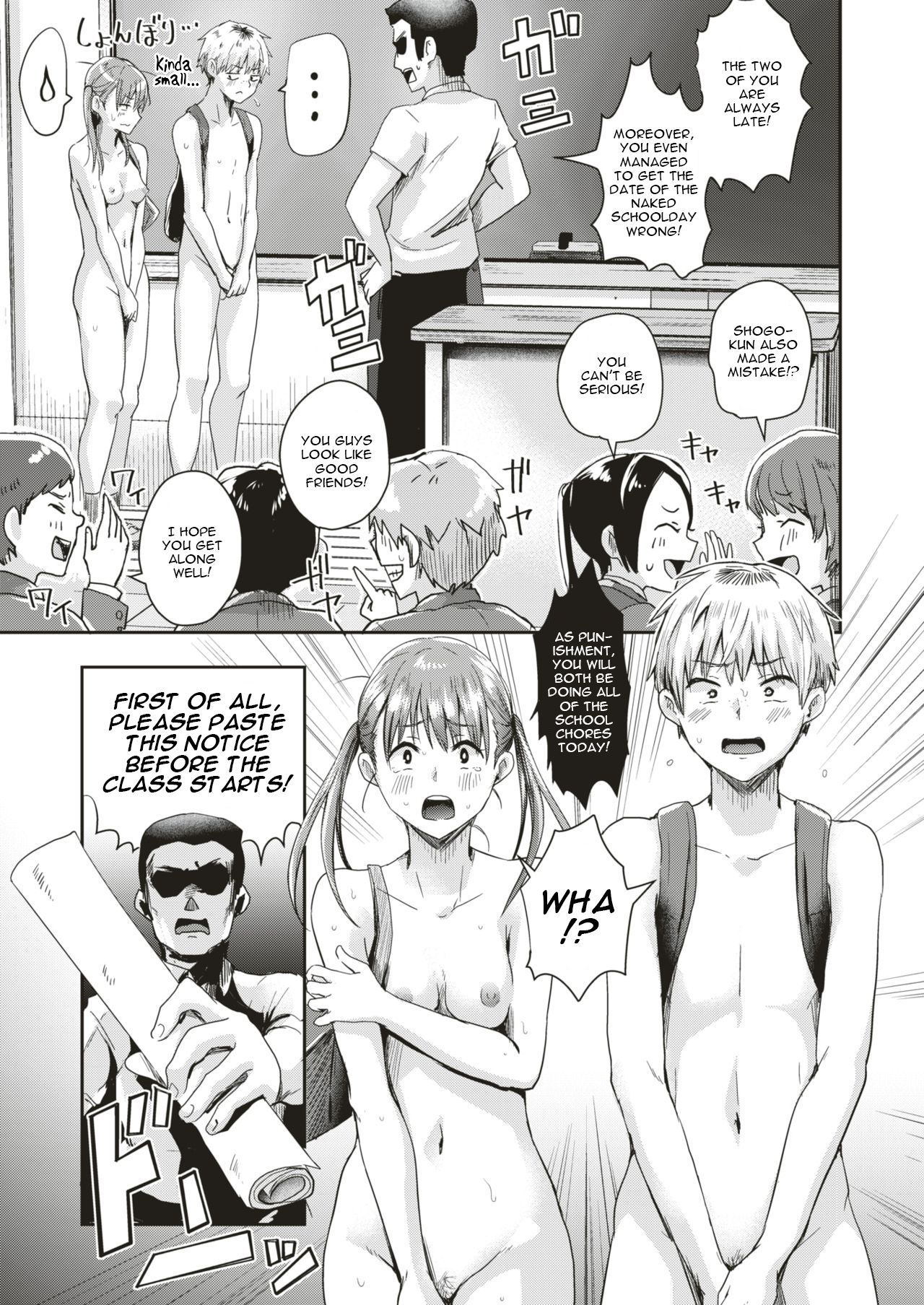 [Guglielmo] Honjitsu wa Zenra Toukoubi!? | Today is a Naked Schoolday!? (COMIC HAPPINING Vol. 3) [English] [artfish] [Digital]