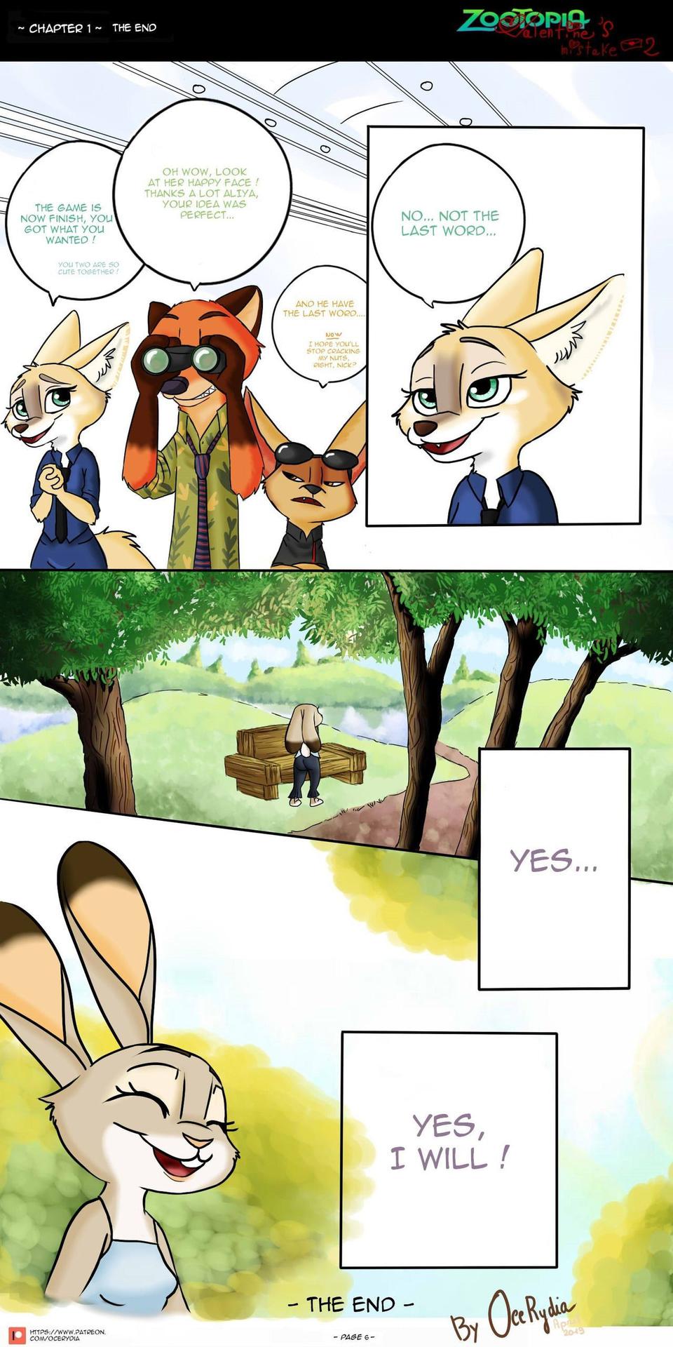 [OceRydia] Valentine's Mistake 2 (Zootopia)