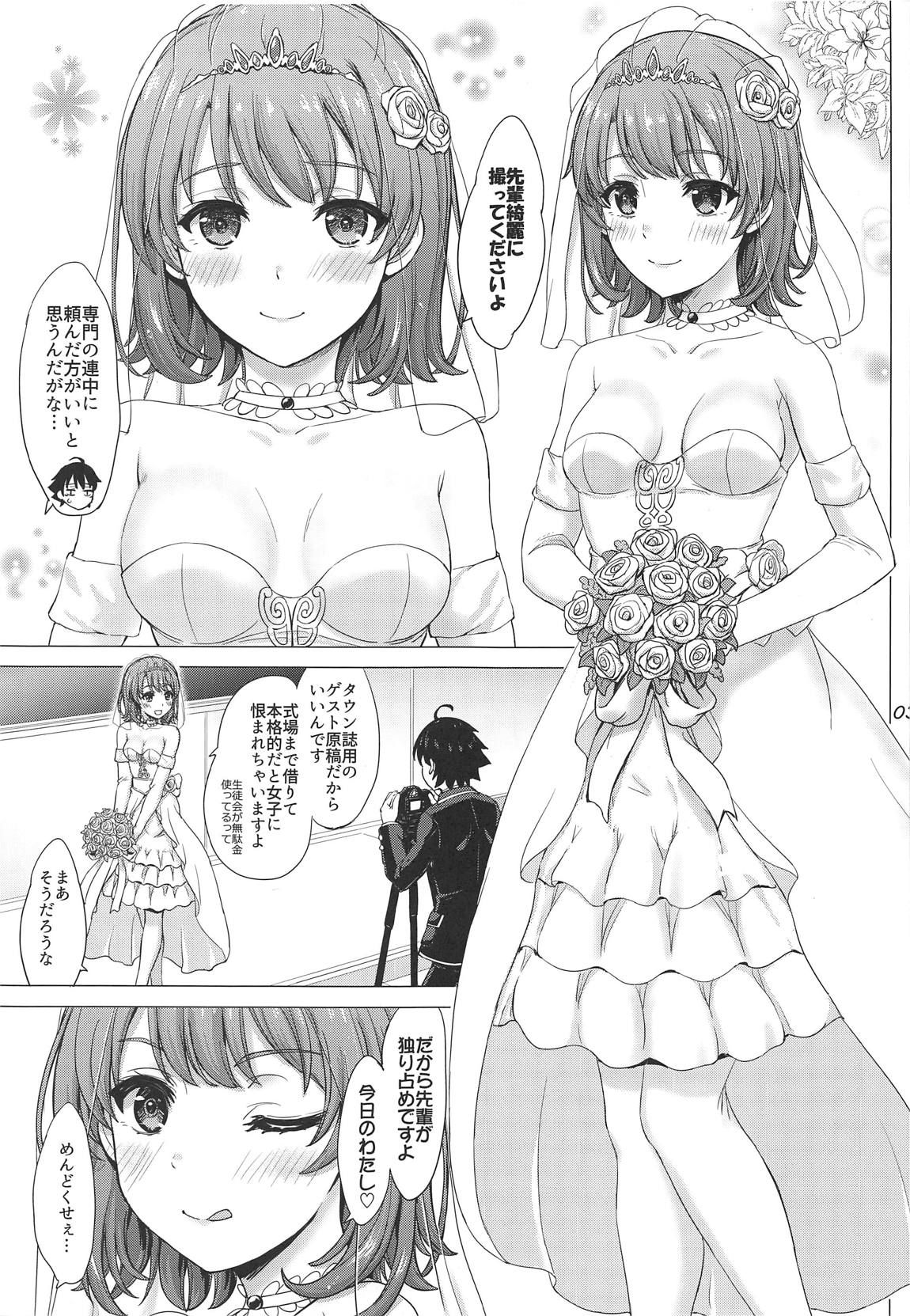 (COMIC1☆15) [studio A (Inanaki Shiki)] Wedding Irohasu! (Yahari Ore no Seishun Love Come wa Machigatteiru.)