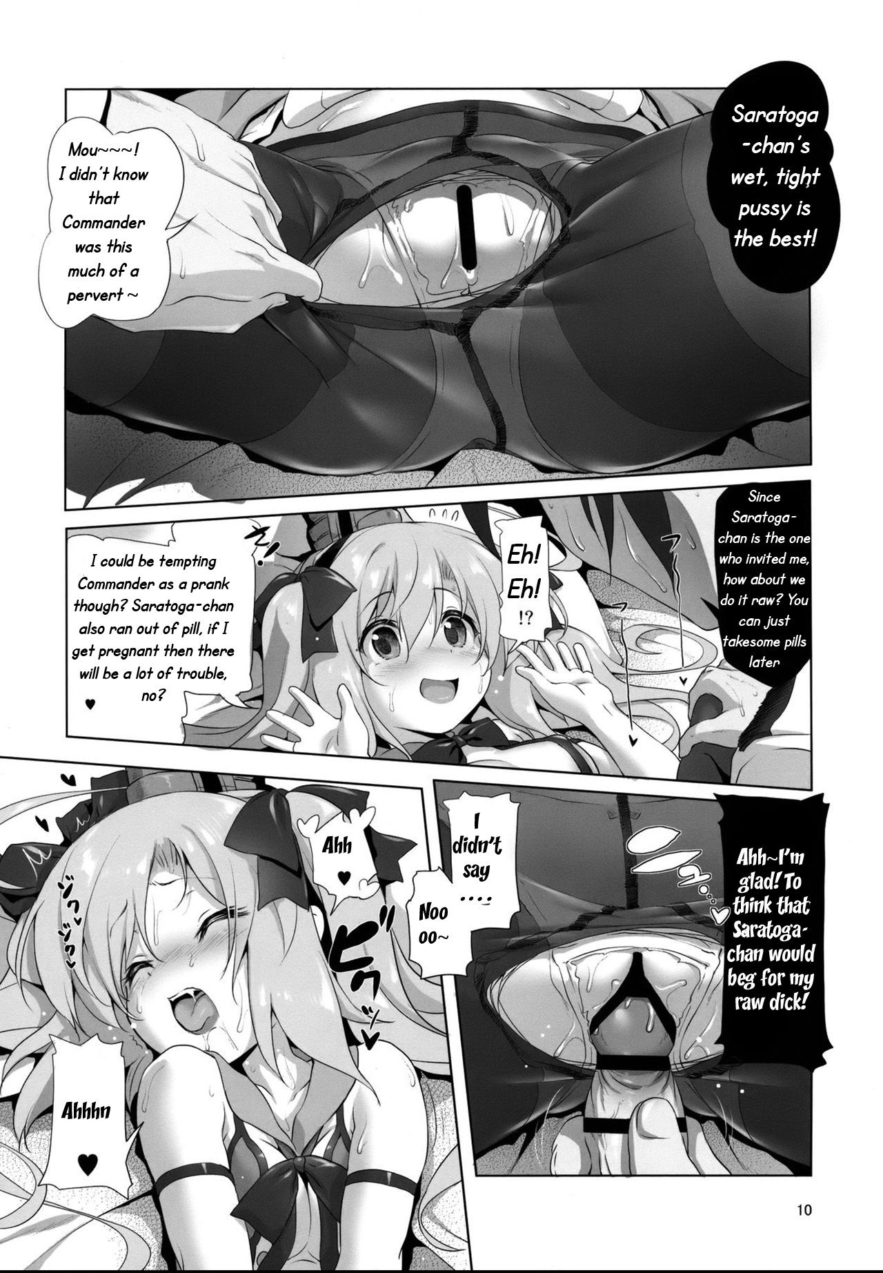 (C95) [KAMINENDO.CORP (Akazawa RED)] Saratoga-chan no Itazura Daisenryaku!? (Azur Lane) [English] [Twilight Zone]