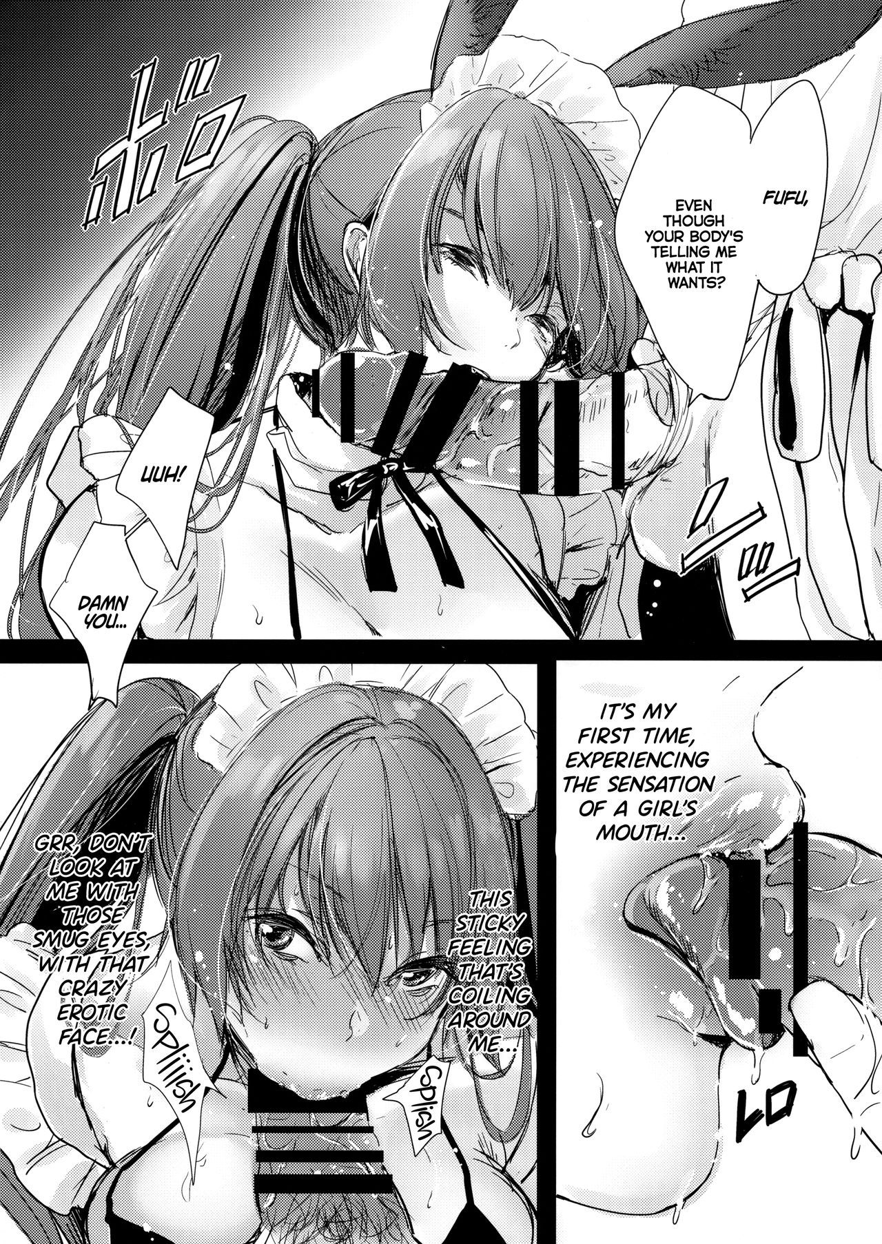 (C95) [Amaineiro (Amane Ruri)] Bunny Maid no Chouhatsu | The Bunny Maid's Provocation [English] [Team Koinaka]