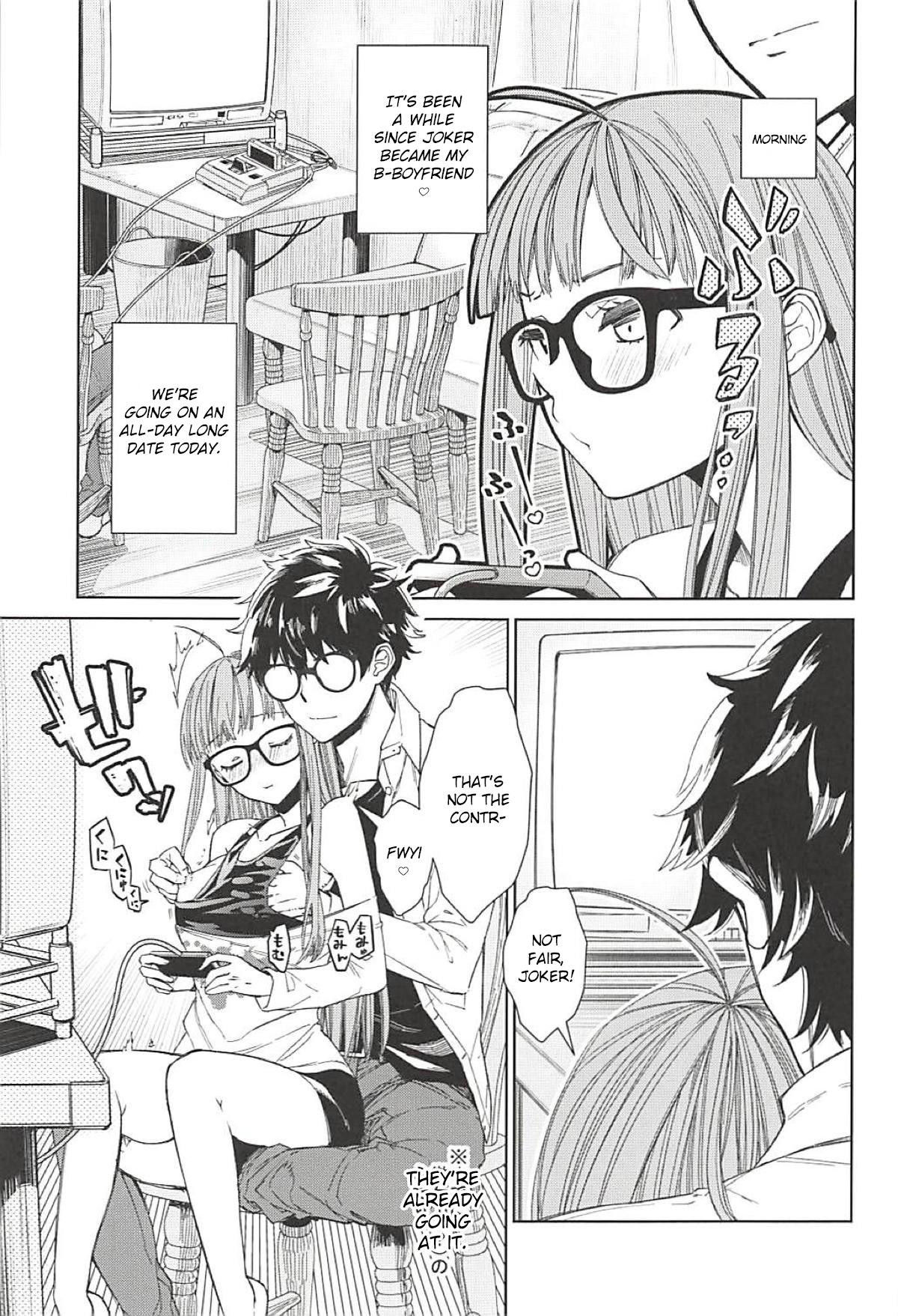 (C94) [Kindergarten (Hobo3)] Futaba to Kareshi no Ecchi na Ichinichi (Persona 5) [English] [CrowKarasu]