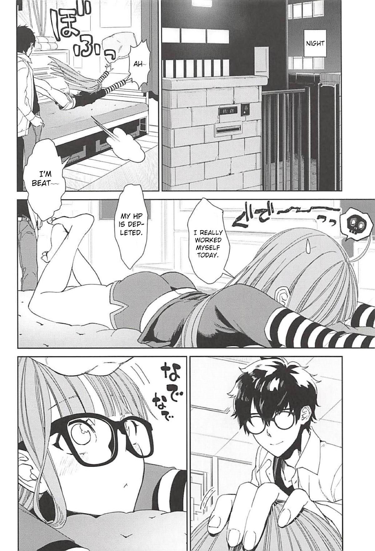 (C94) [Kindergarten (Hobo3)] Futaba to Kareshi no Ecchi na Ichinichi (Persona 5) [English] [CrowKarasu]