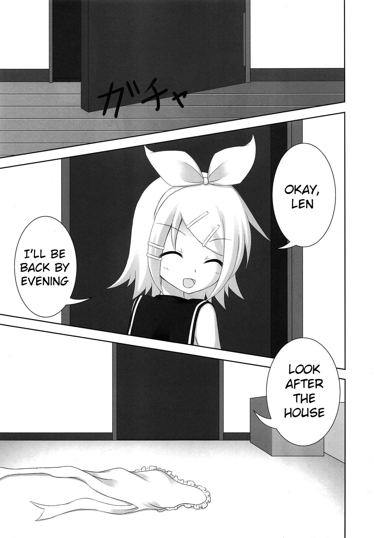 (C82) [Sakurakusa (Akarin)] Oshioki Len kyun | Len-kyun's Punishment (VOCALOID) [English] {Shotachan}