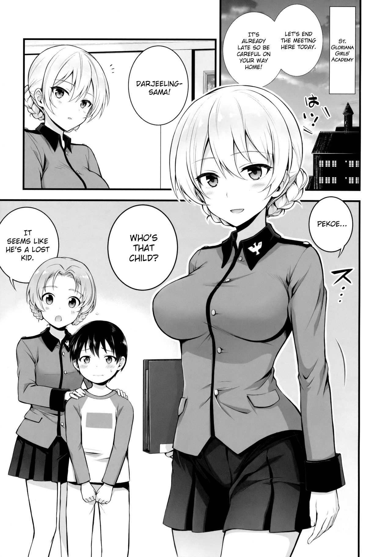 (C92) [Chabashira Chainsaw (Chacharan)] Darjeeling to Koi o Shimashita (Girls und Panzer) [English] {Hennojin}