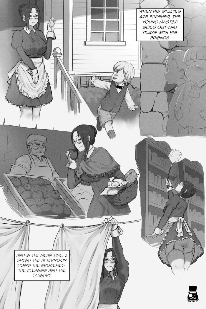 [Mr.takealook] a day of young master and maid [English] [q91]